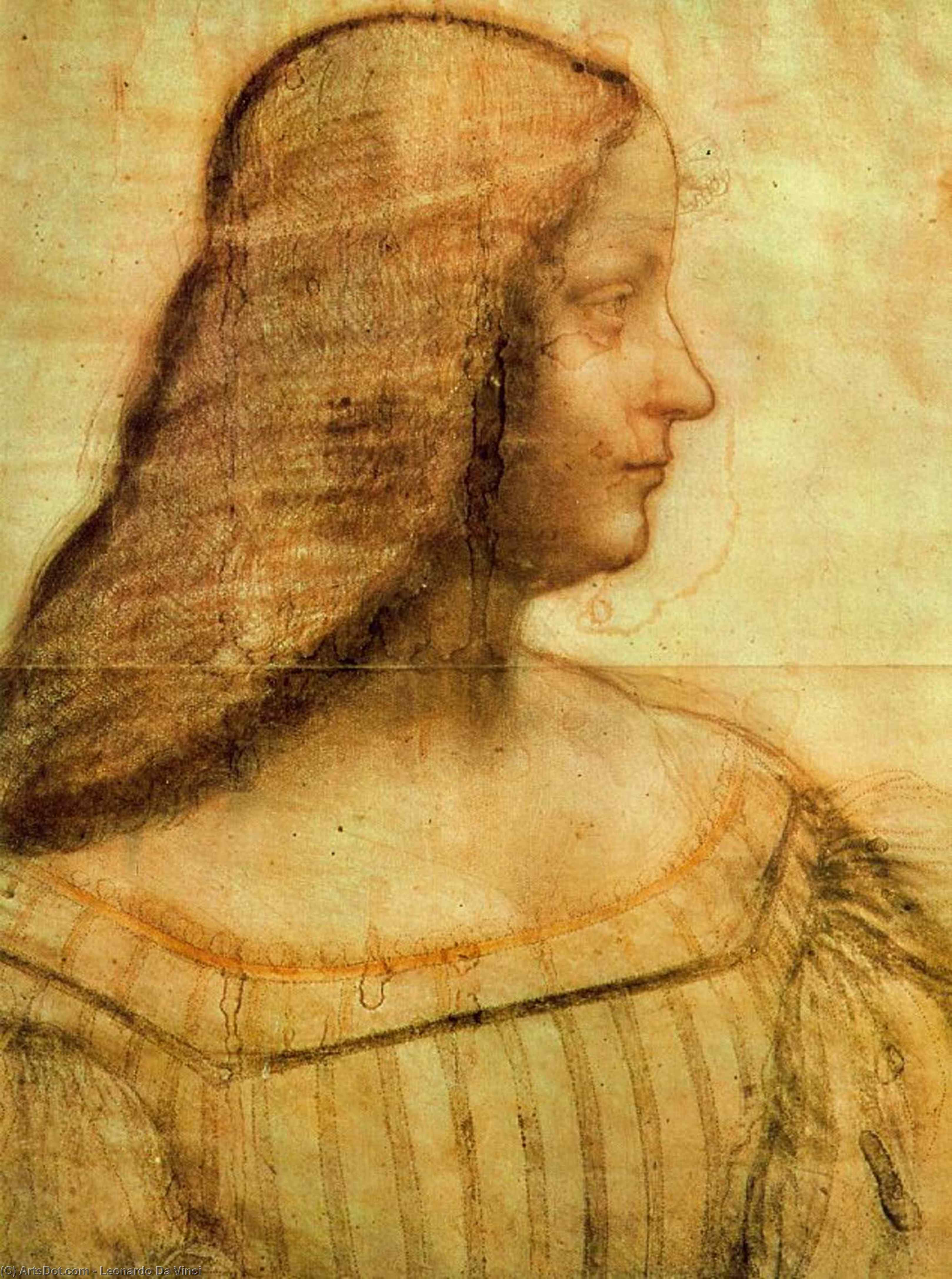 Portrét Isabely D'este — Leonardo Da Vinci