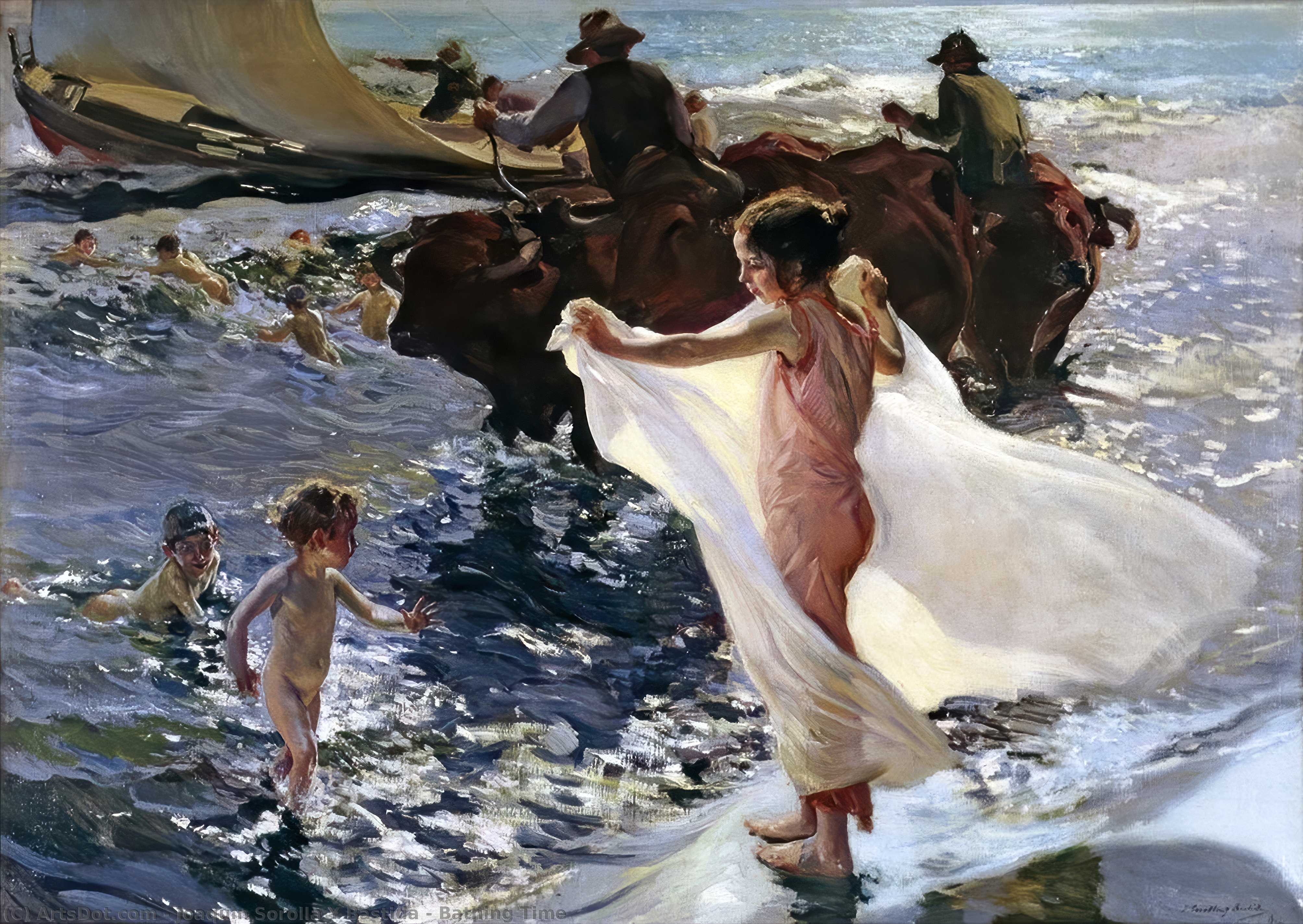 Bathing Time — Joaquín Sorolla