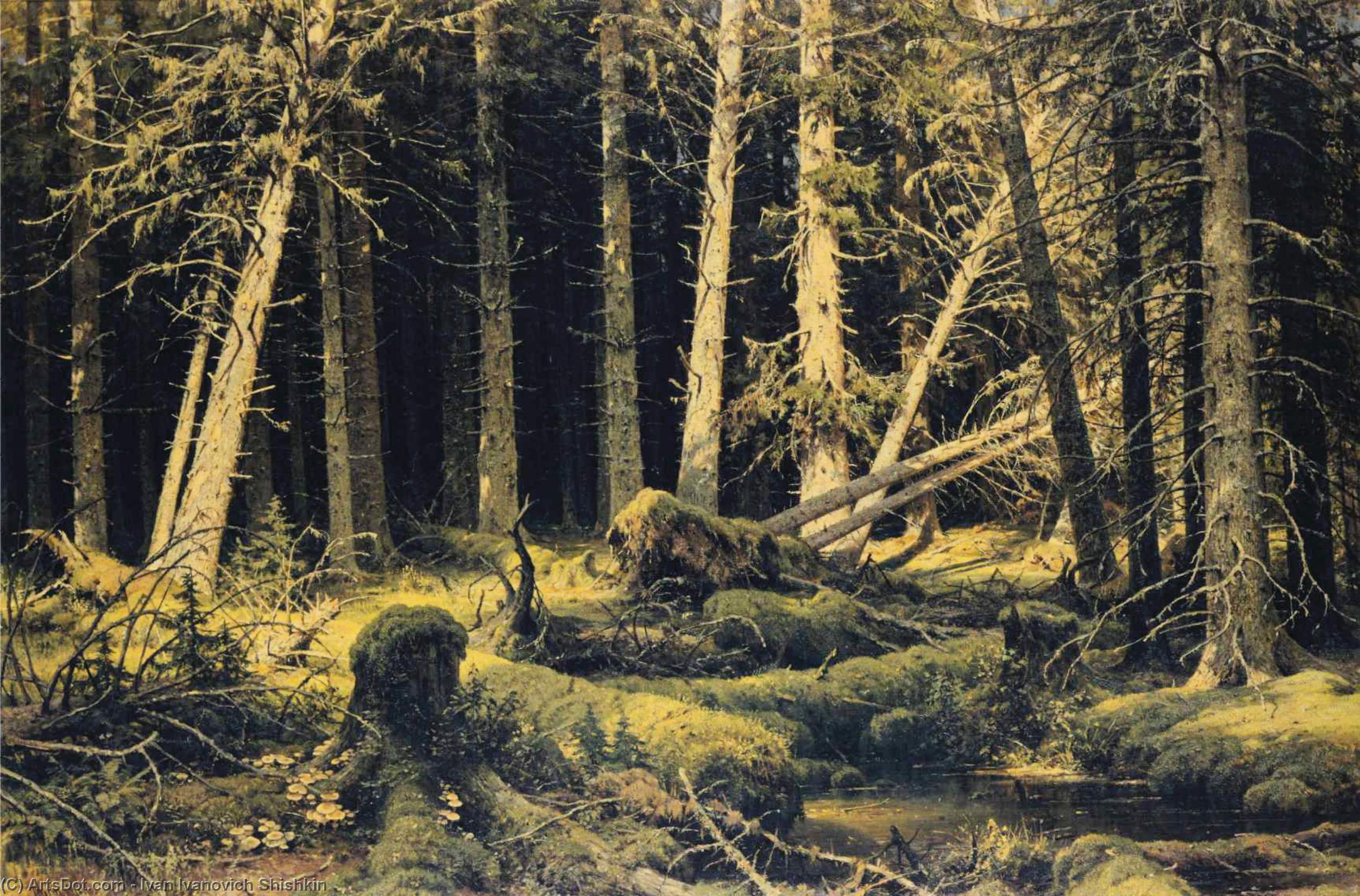 Wind Fallen Trees — İvan İvanoviç Şişkin