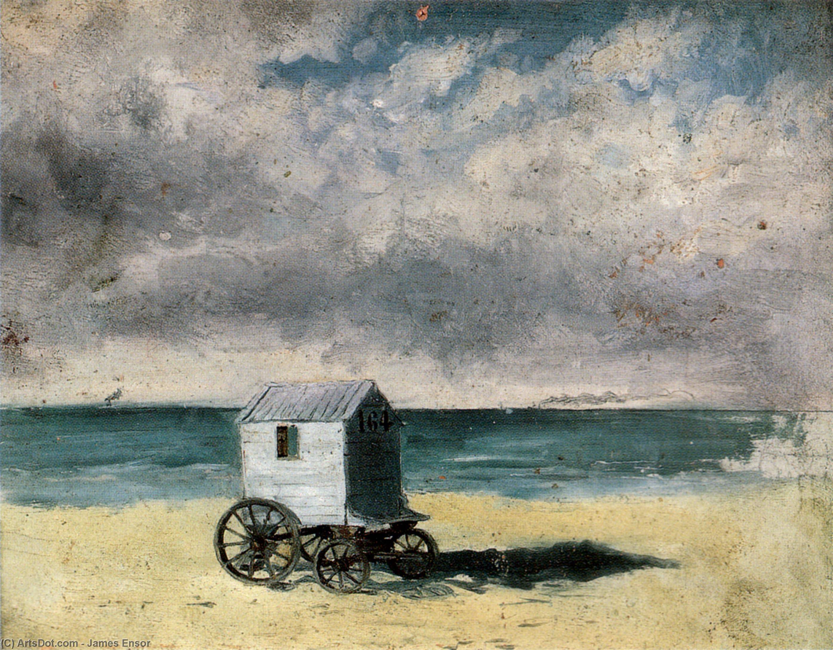James Ensor - Bathing Hut