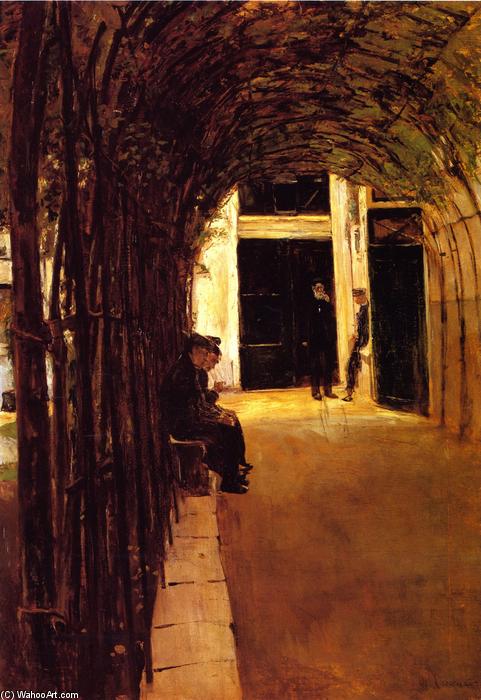 Max Liebermann - La Maison des Vieux à Amsterdam, Étude