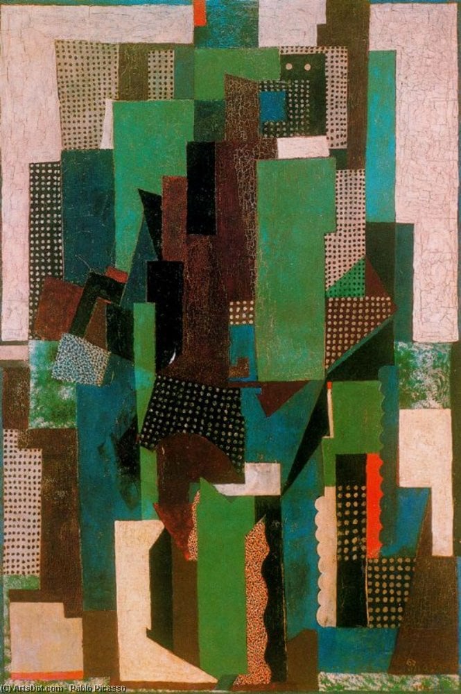 Mann Auf Einem Tisch — Pablo Picasso