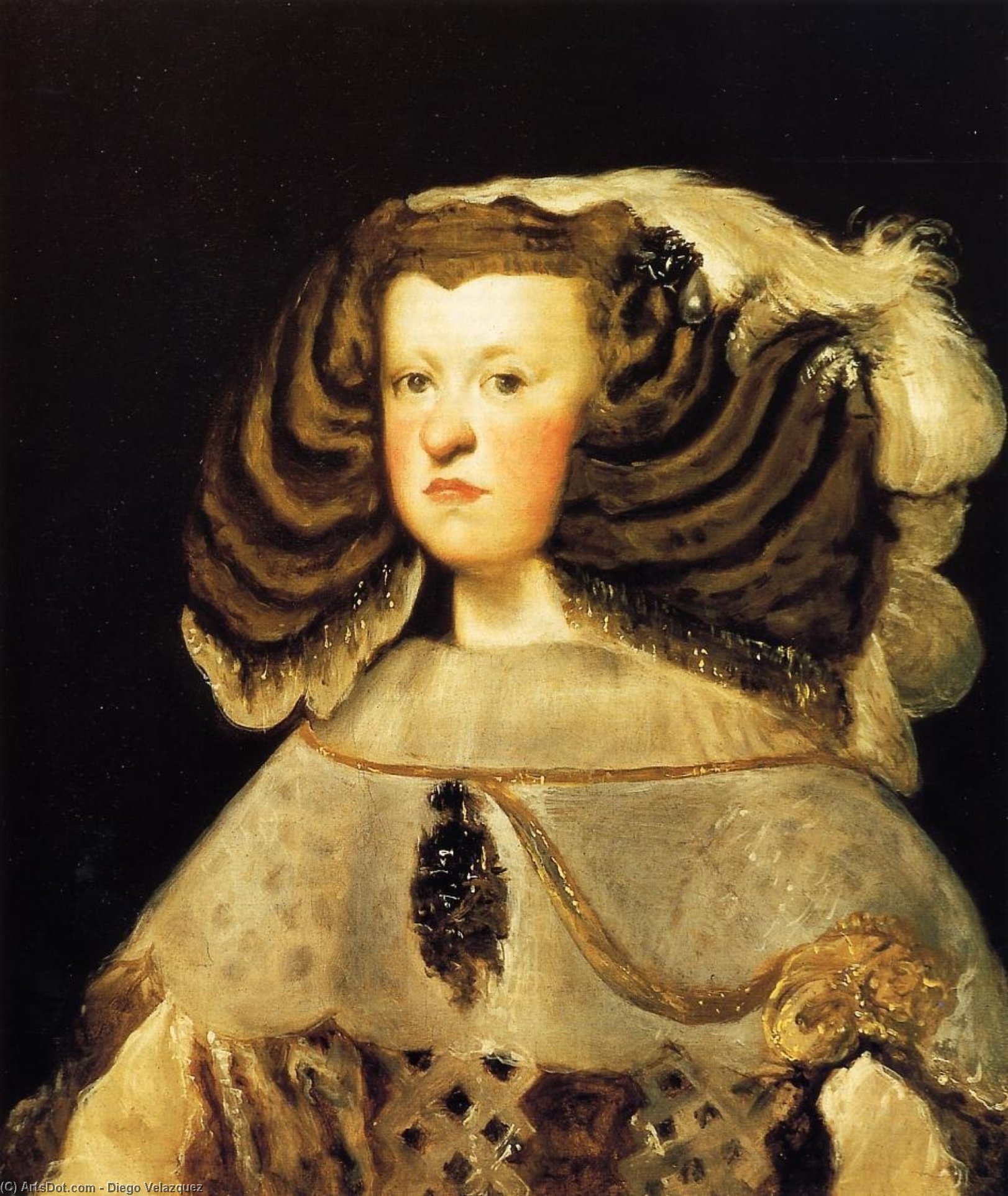 Diego Rodríguez de Silva y Velázquez - Queen Mariana