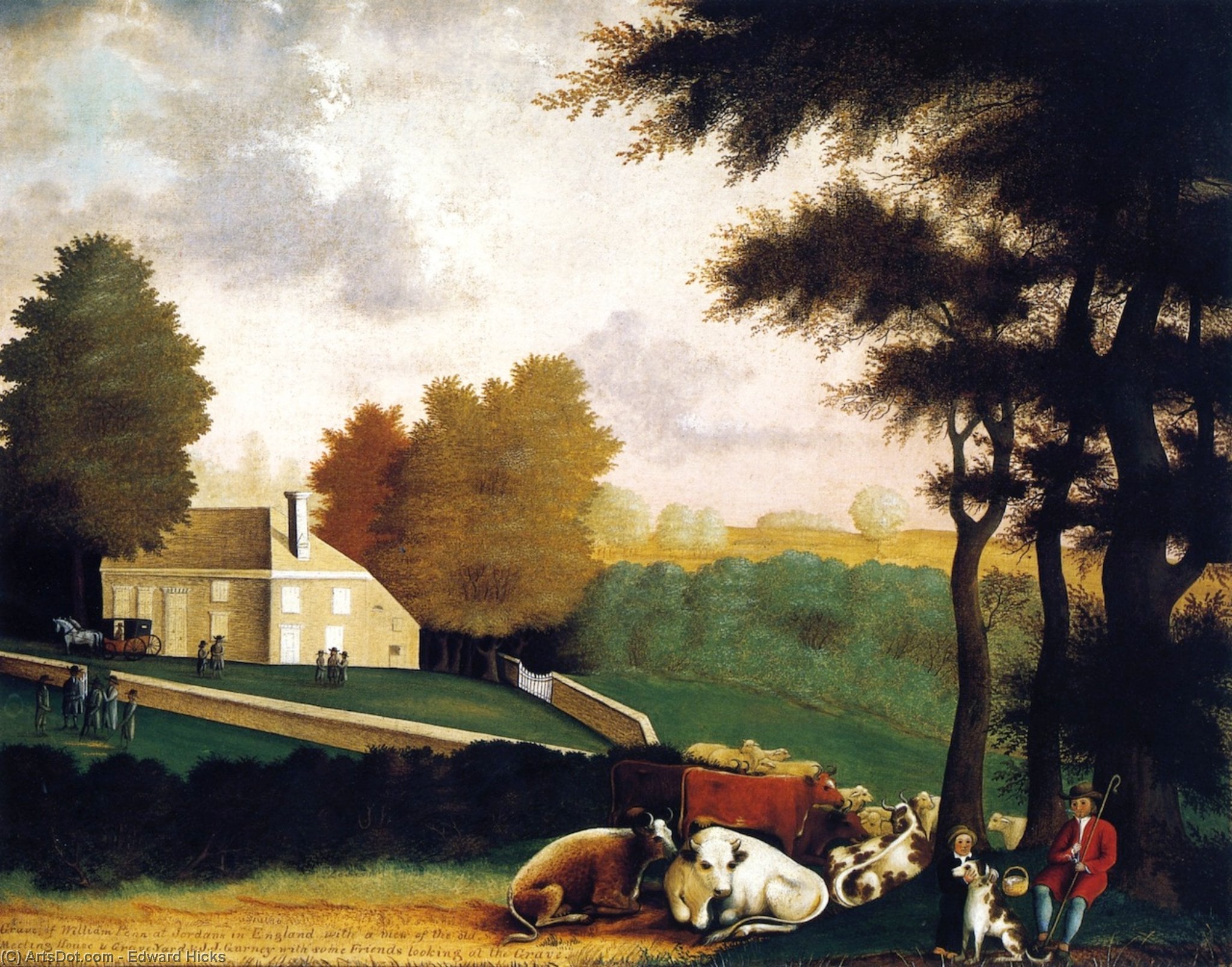 Grab Von William Penn Bei Jordans In England — Edward Hicks