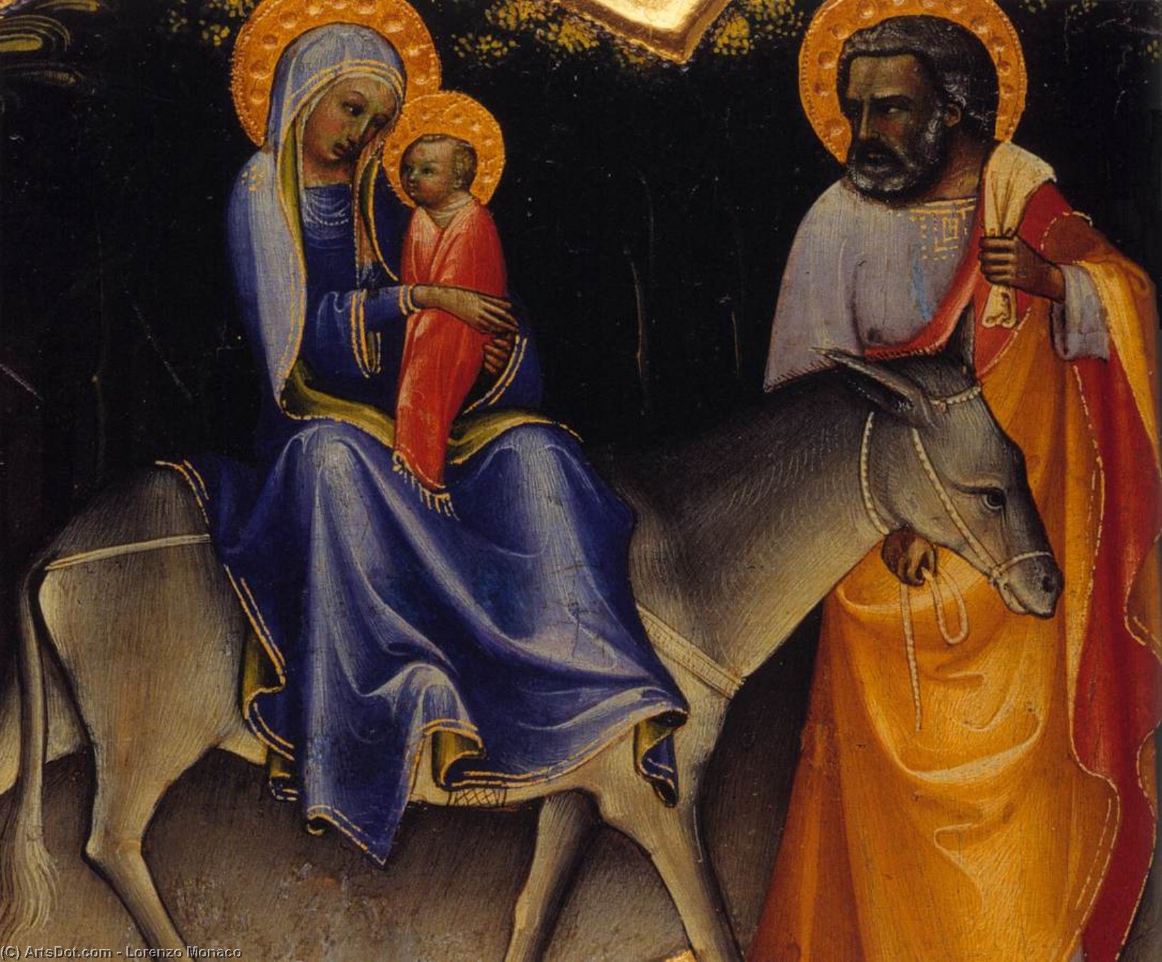 Útěk Do Egypta — Lorenzo Monaco