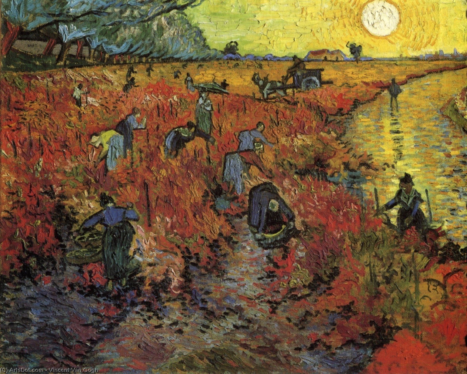 The Red Vinyard — Vincent Willem Van Gogh