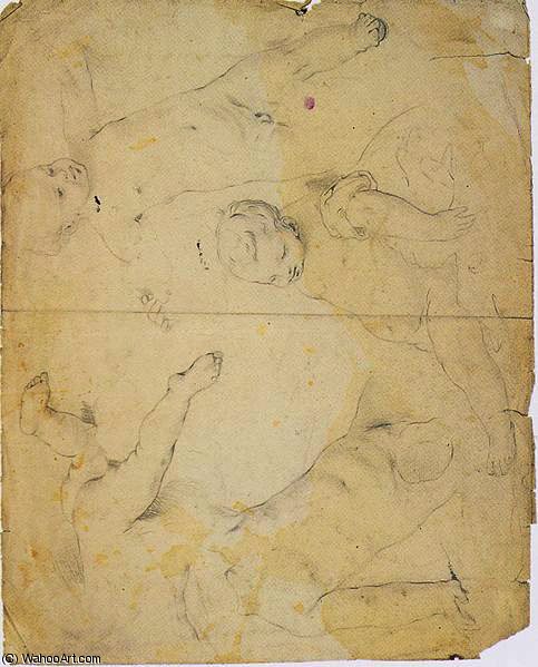 Studies Of A Putto — Albin Egger-lienz