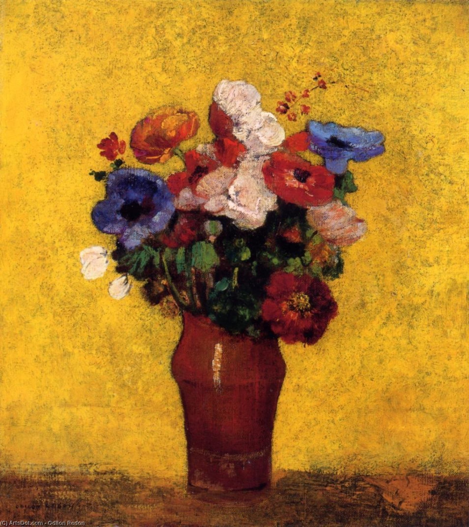 Flowers — Одилон Редон
