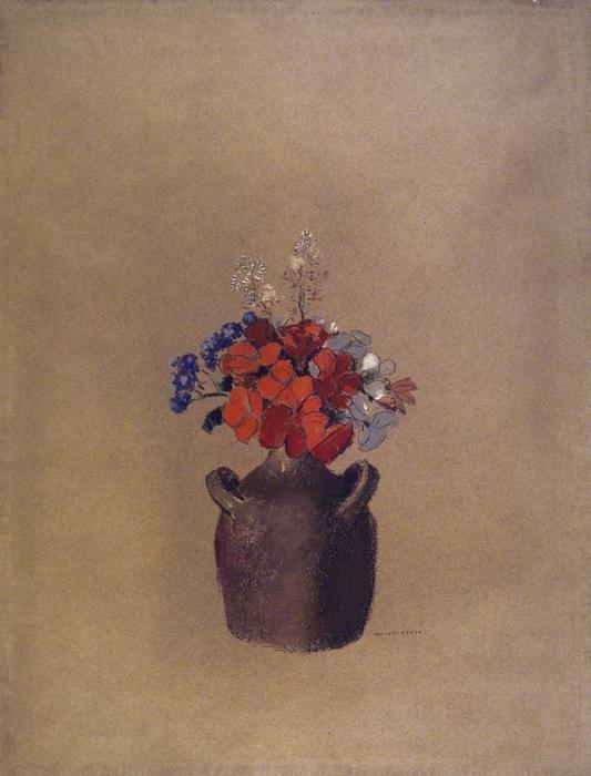 Flowers In A Vase — Odilon Redon