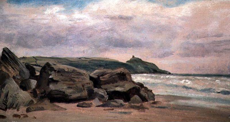 John Constable - Coastal Scene