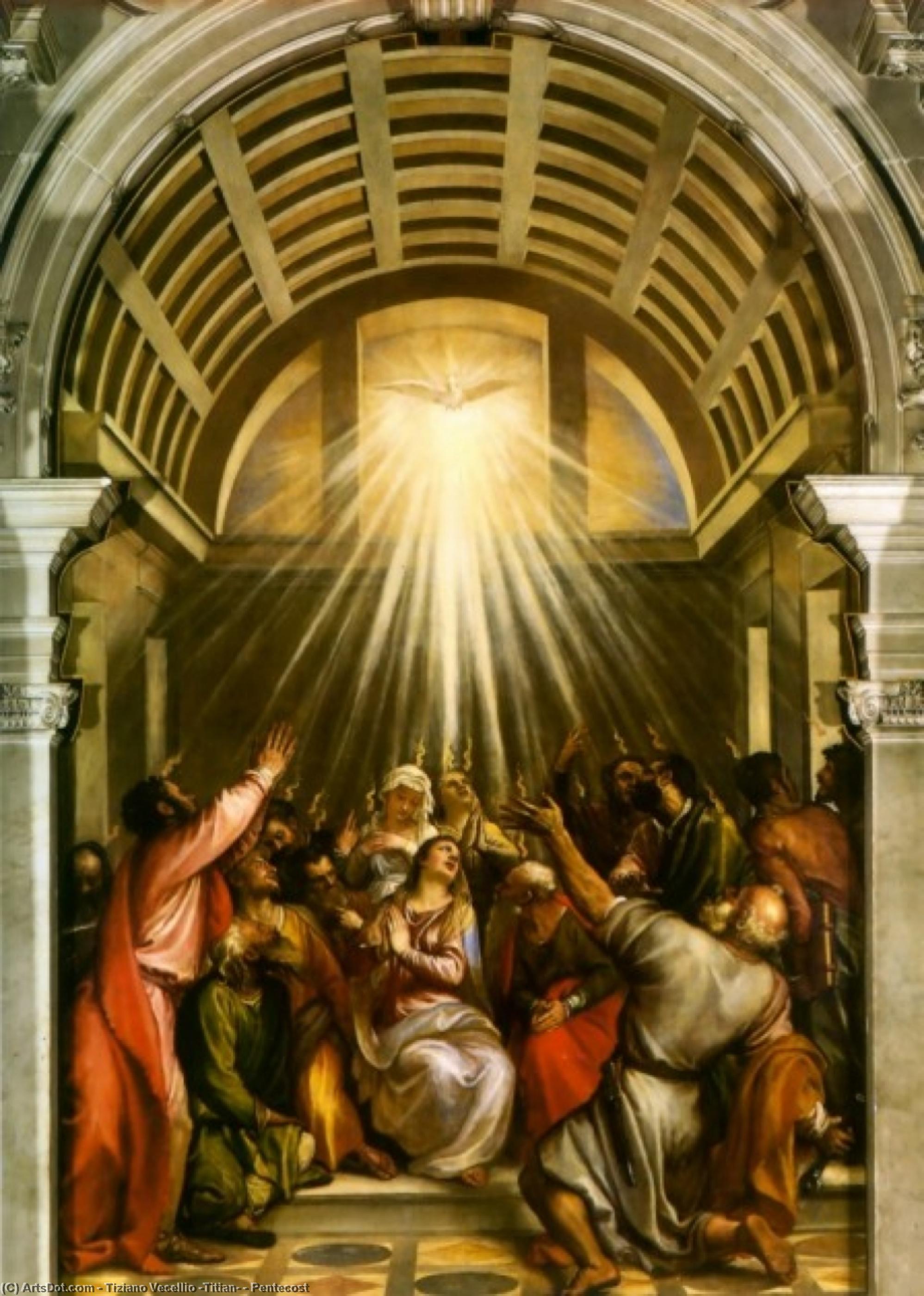Pentecost — Tycjan