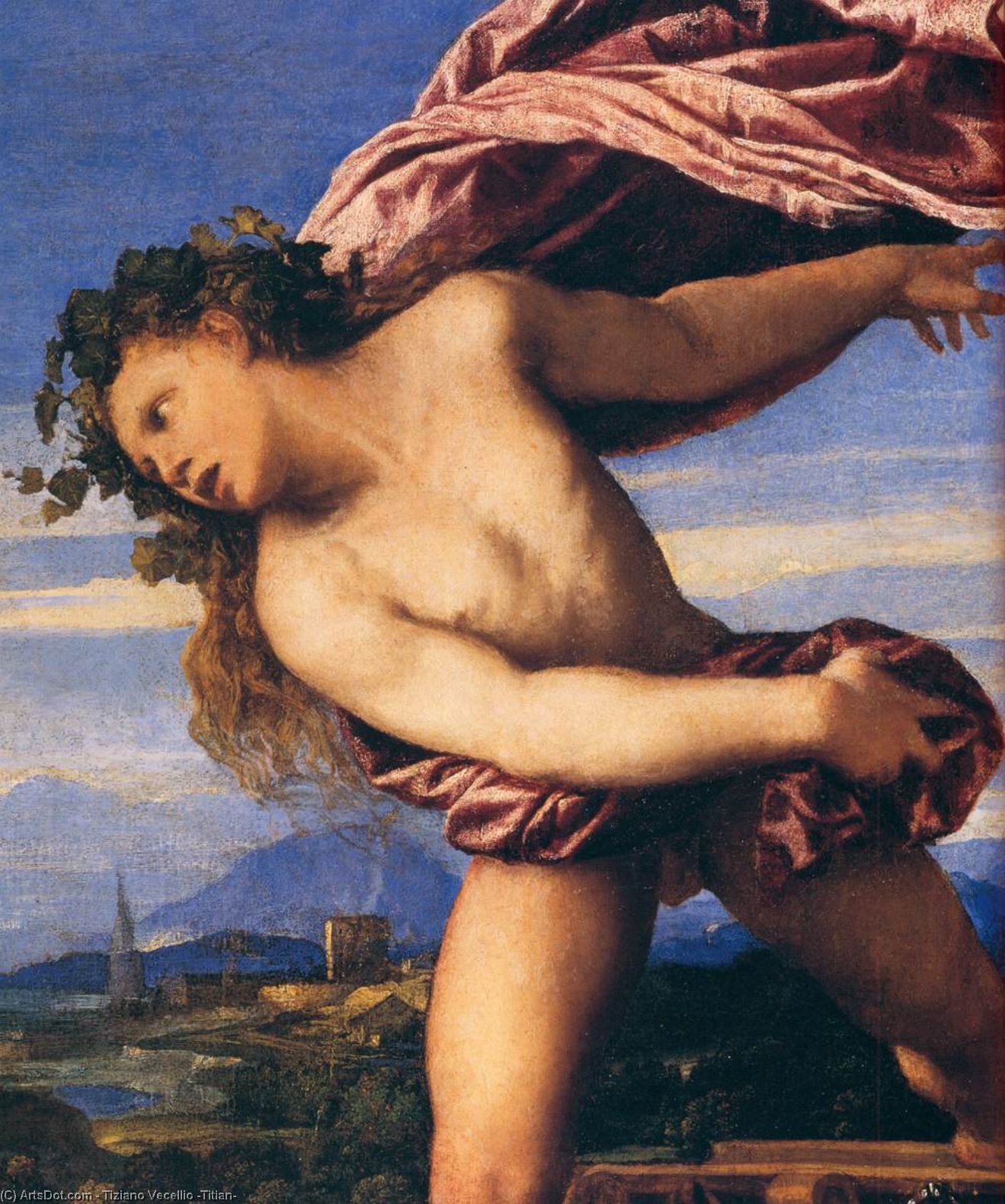 Titian - Bacchus and Ariadne (detail)