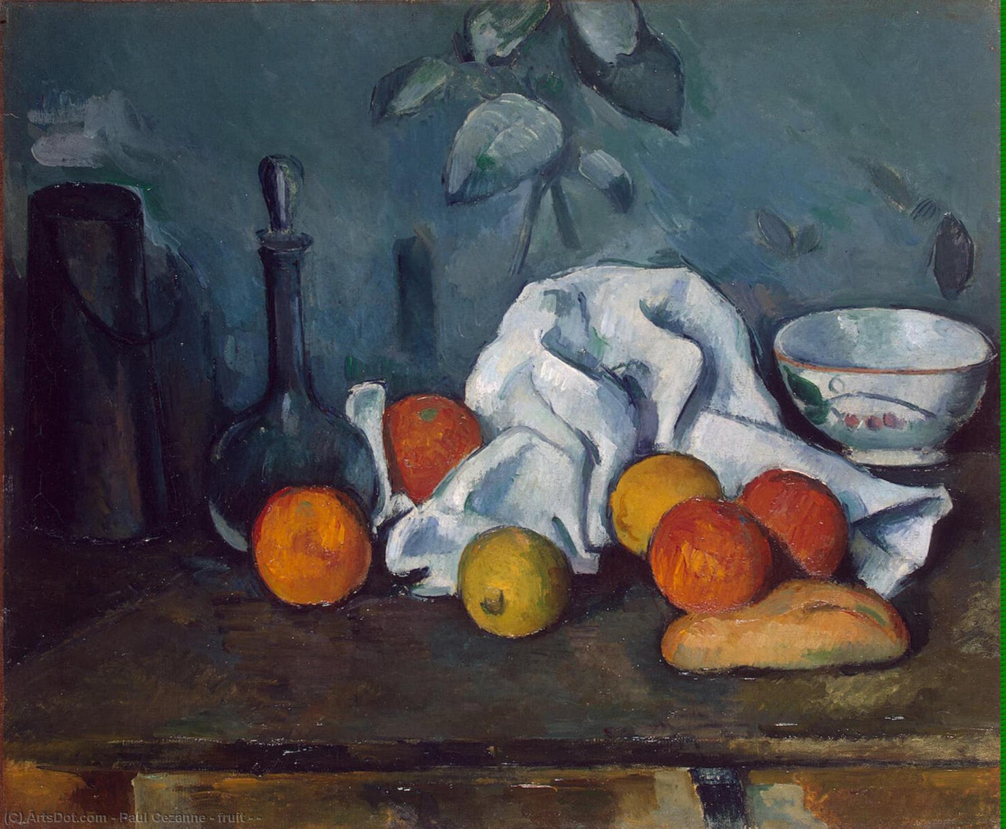 Paul Cézanne - fruit - -