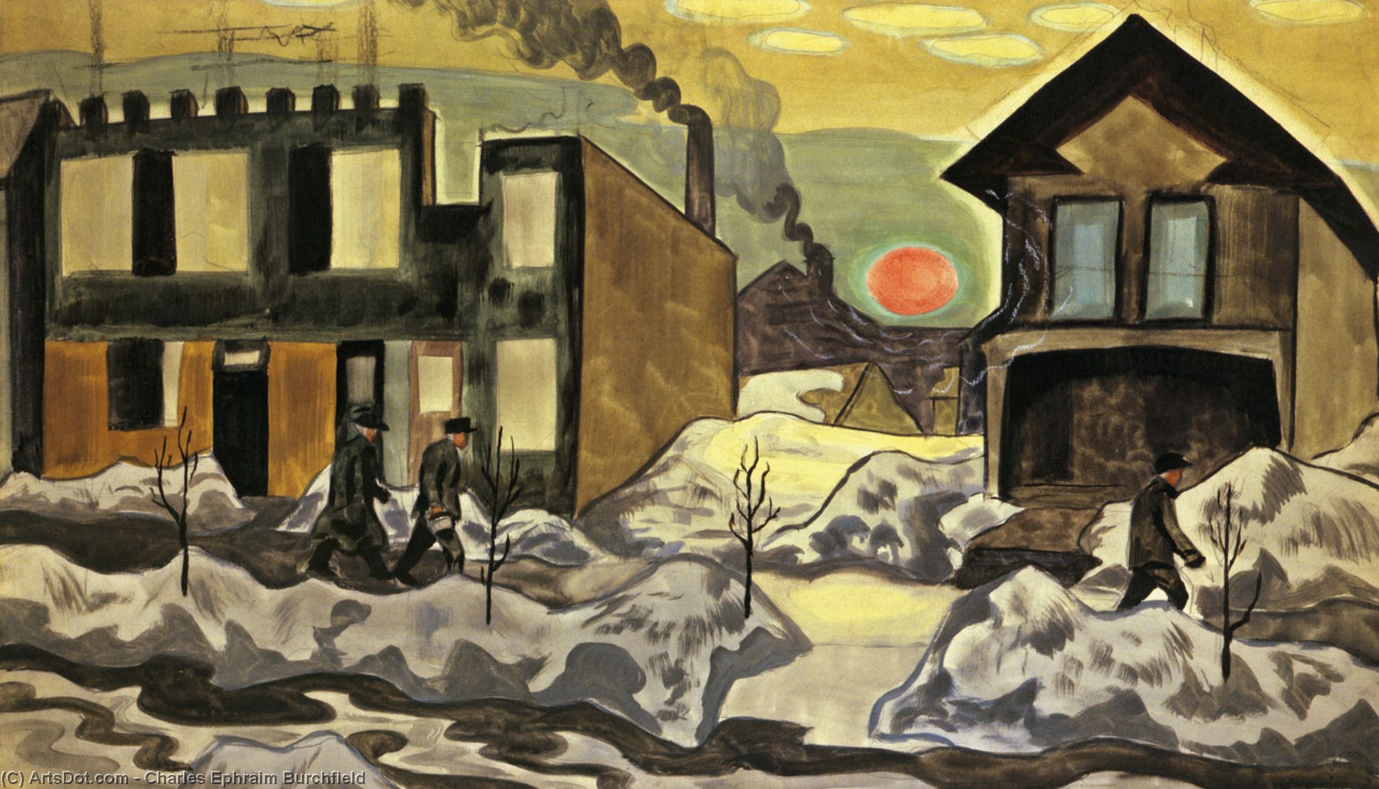 Red Sun — Charles Burchfield