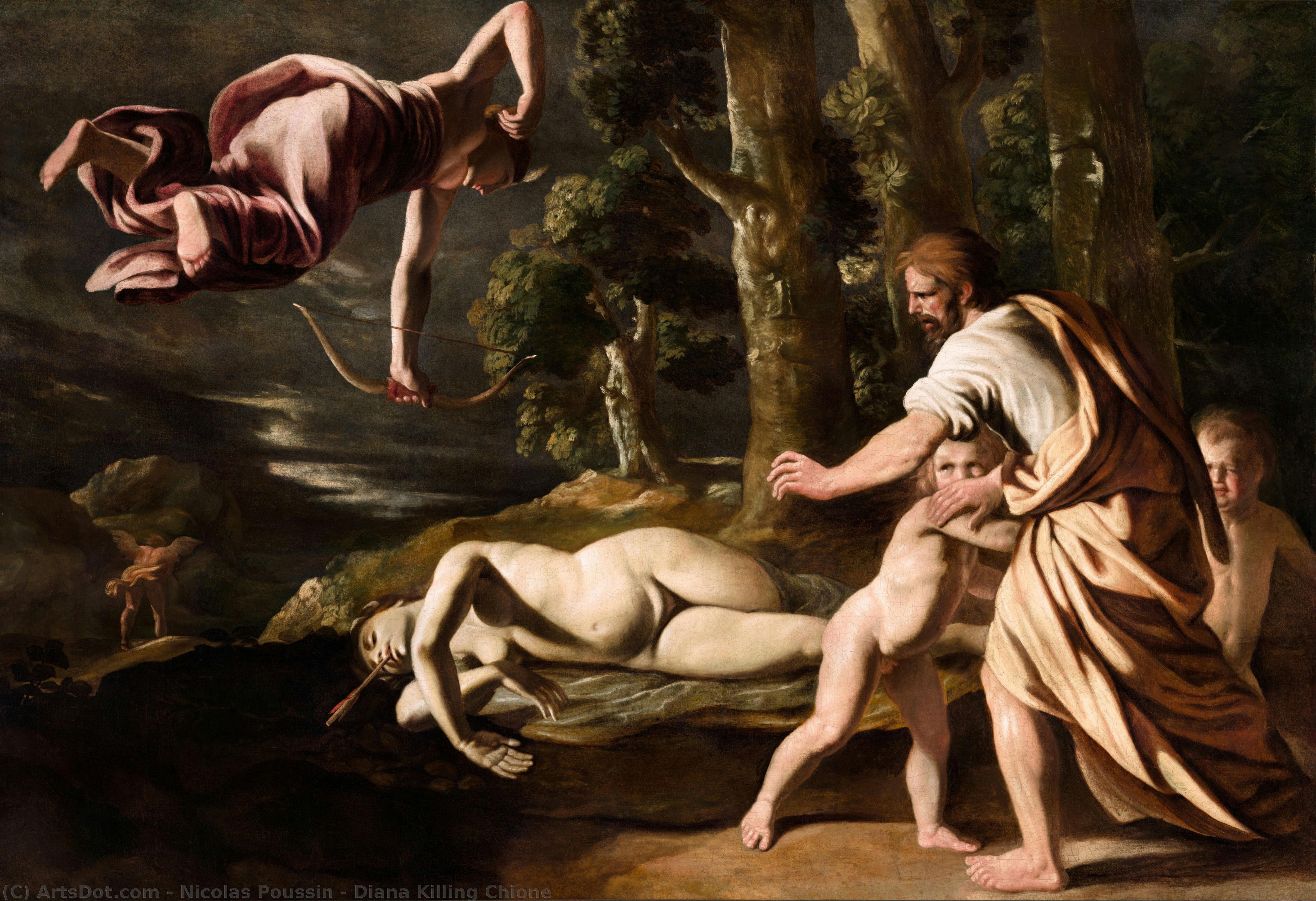 Diana Killing Chione — Nicolas Poussin