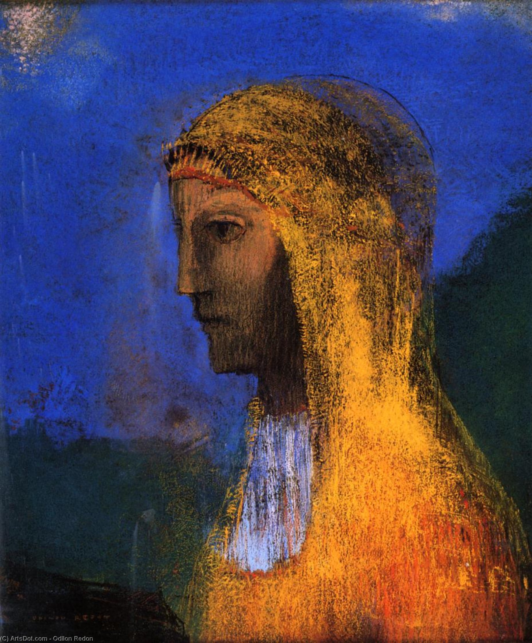 The Druidess — Odilon Redon