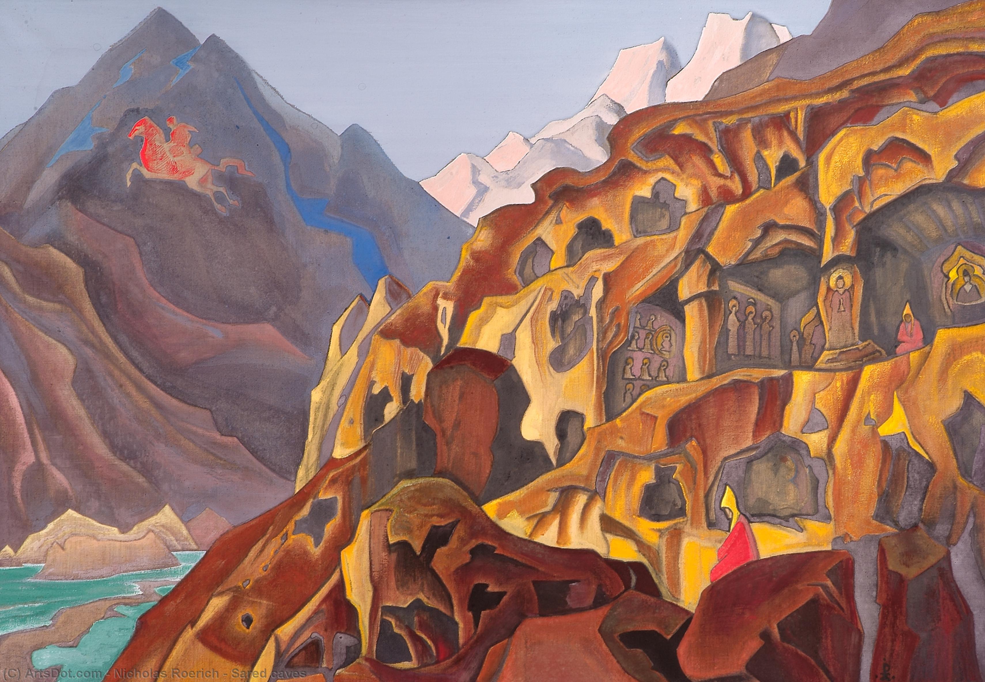 Николай Константинович Роерих - Sared caves