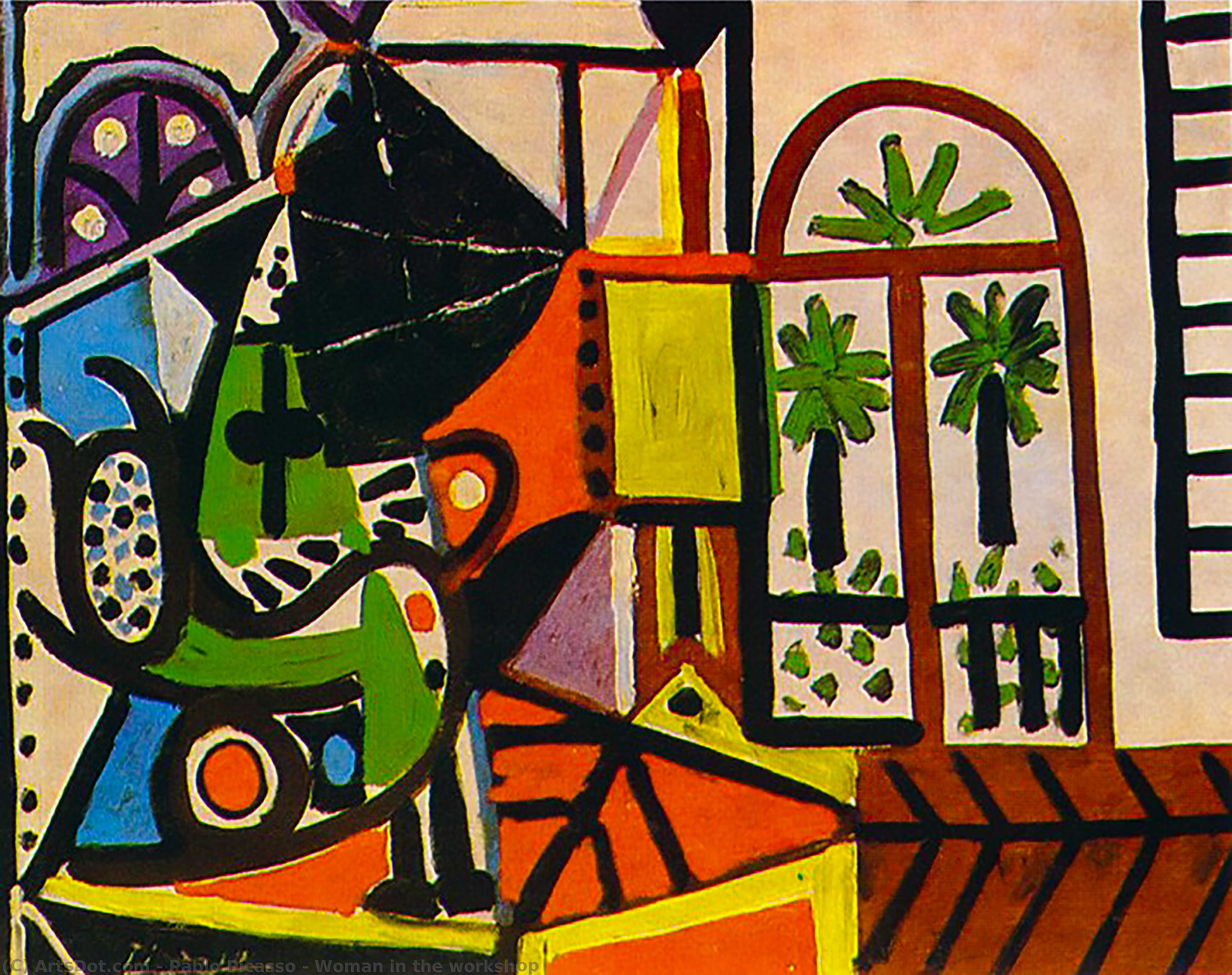 Pablo Picasso - Woman in the workshop