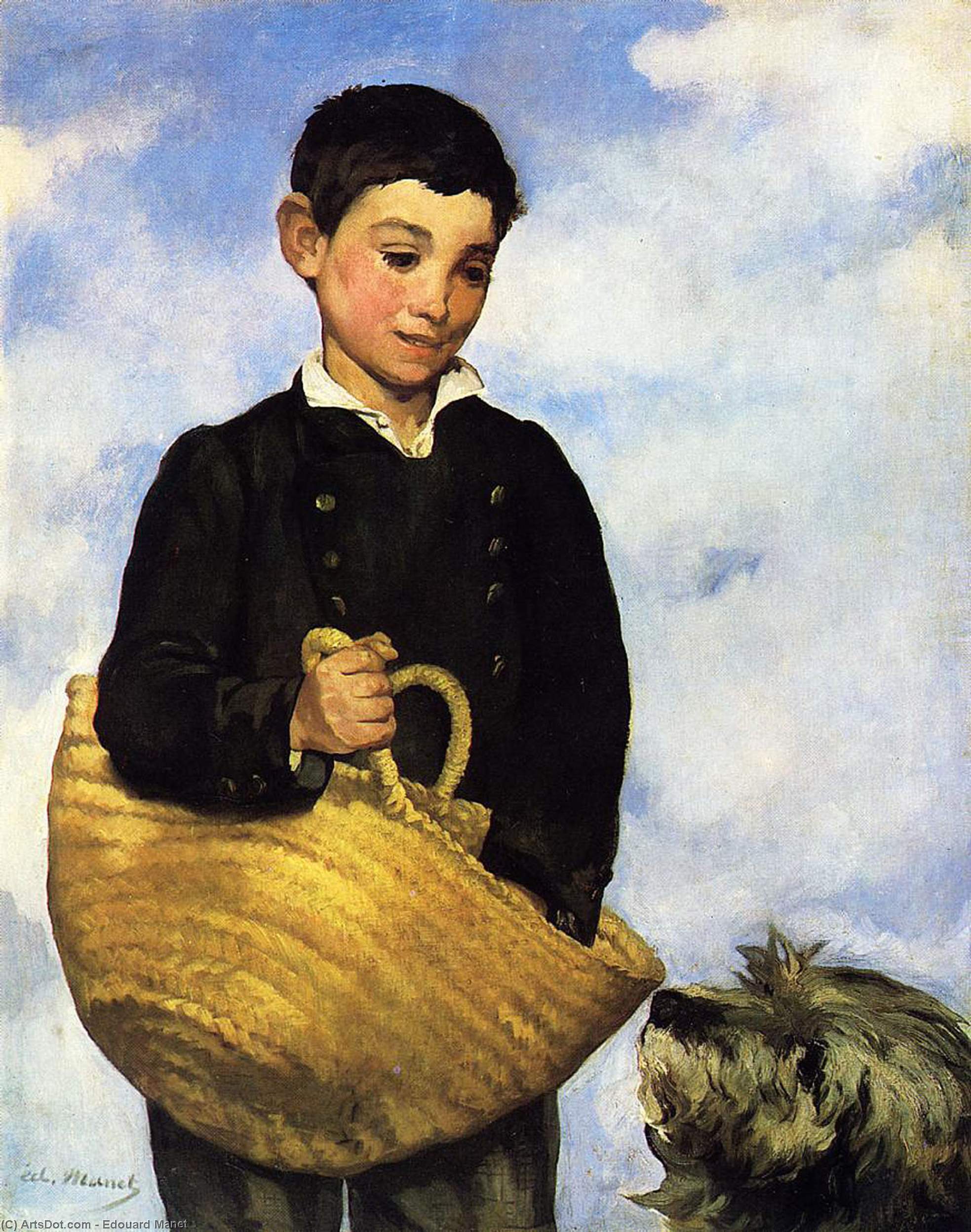 Едуар Мане - A boy with a dog