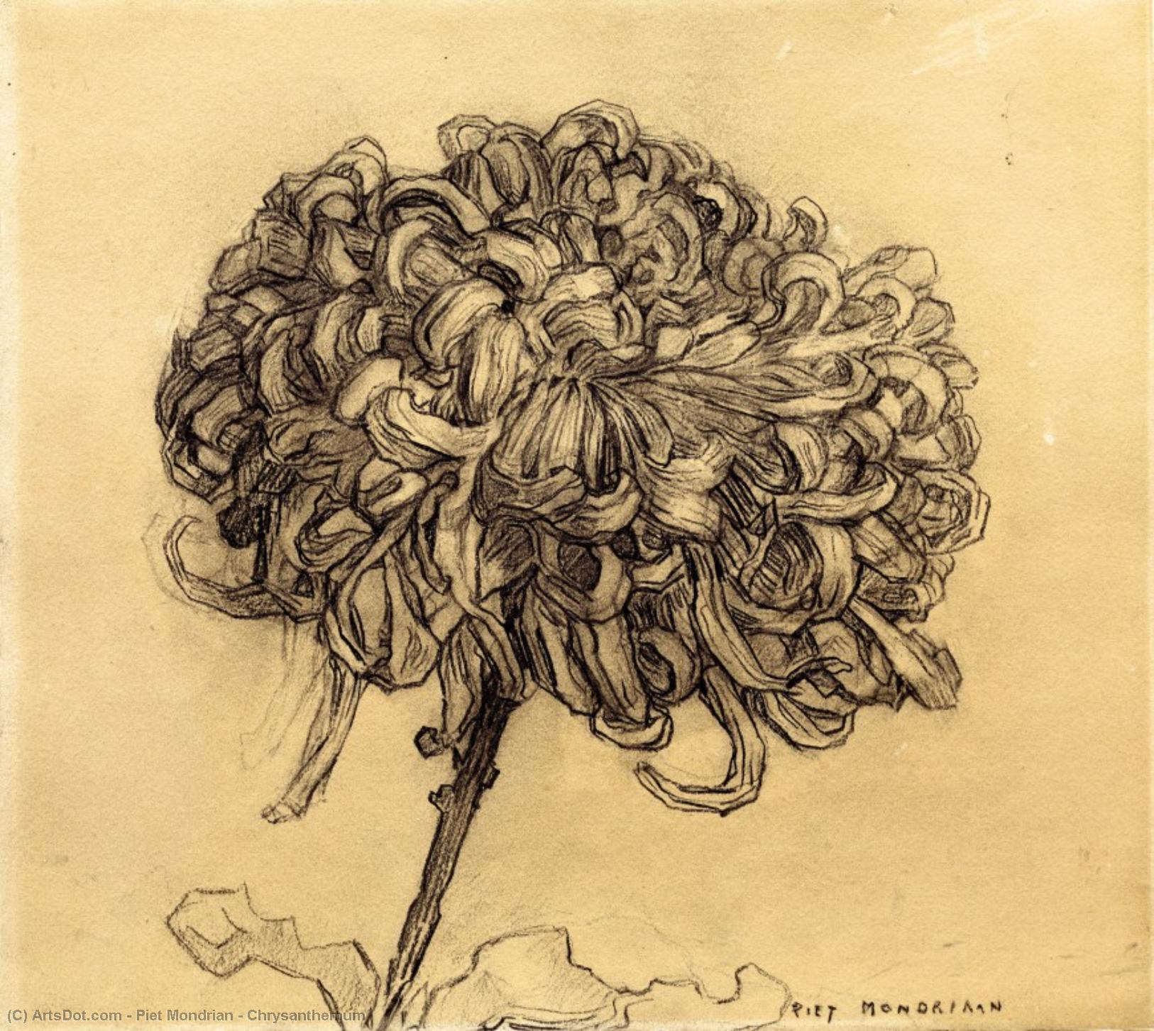 Crisantemo — Piet Mondrian