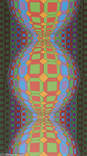 Kaaba — Victor Vasarely