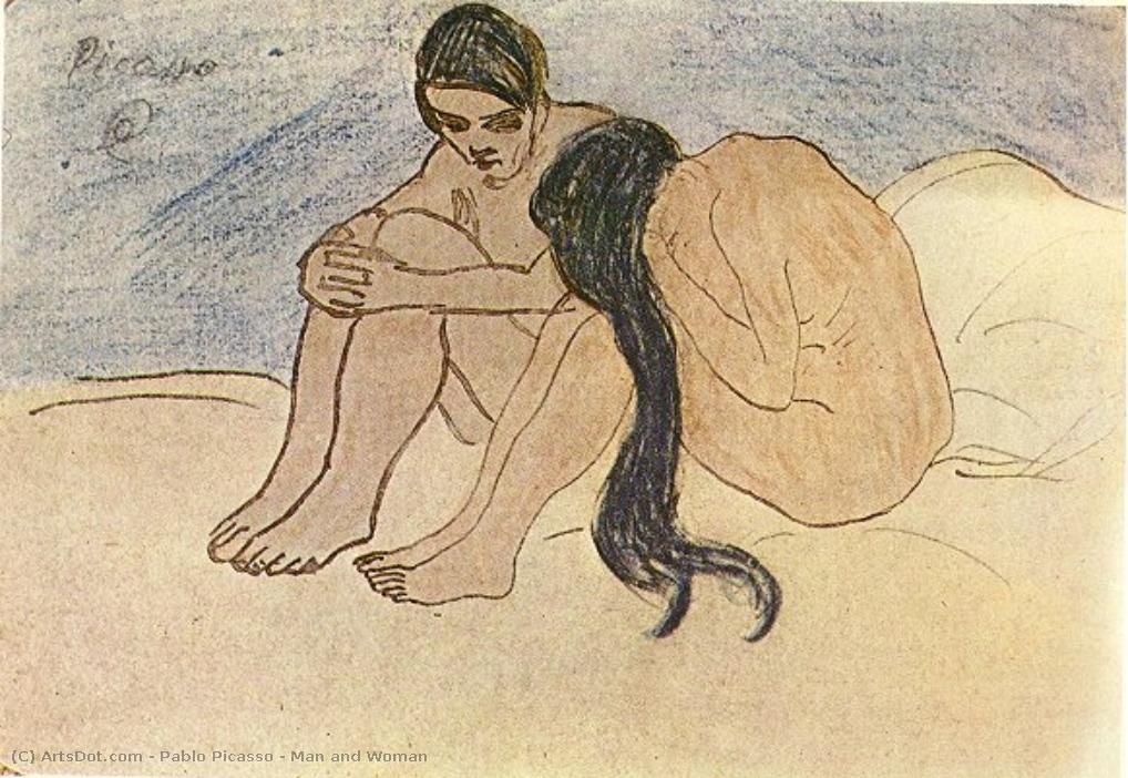 Pablo Picasso - Uomo e Donna