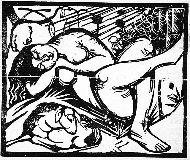 Sleeping Shepherdness — Franz Marc