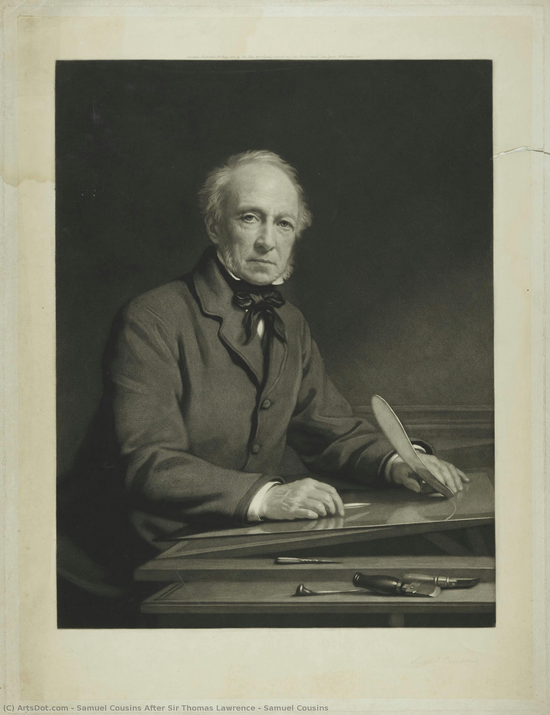 Samuel Cousins — Samuel Cousins After Sir Thomas Lawrence