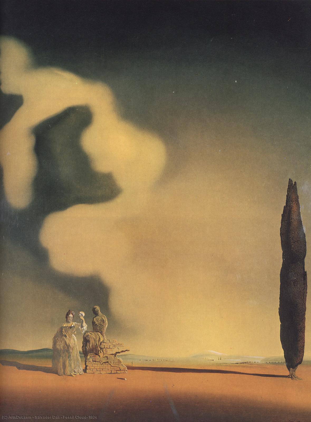 Fossil Cloud — Salvador Dalí