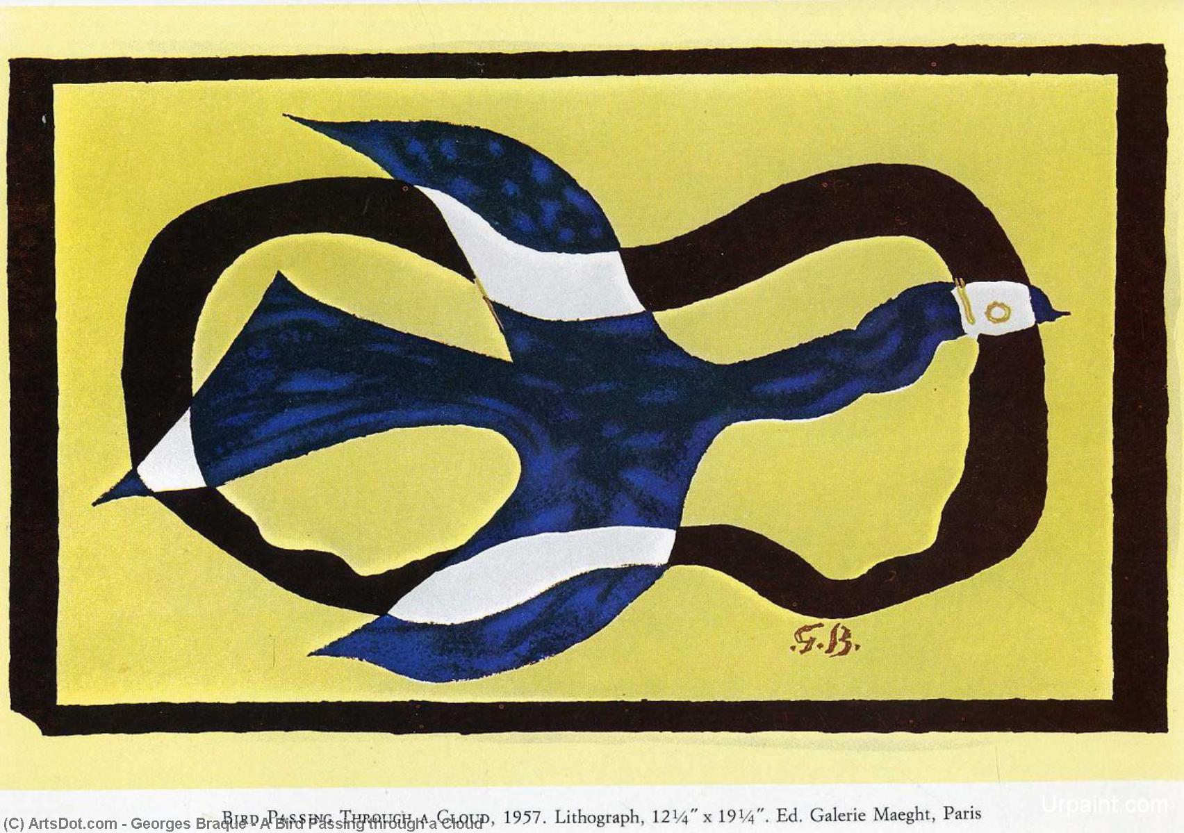 A Bird Passing Through A Cloud — Žoržas Brakas
