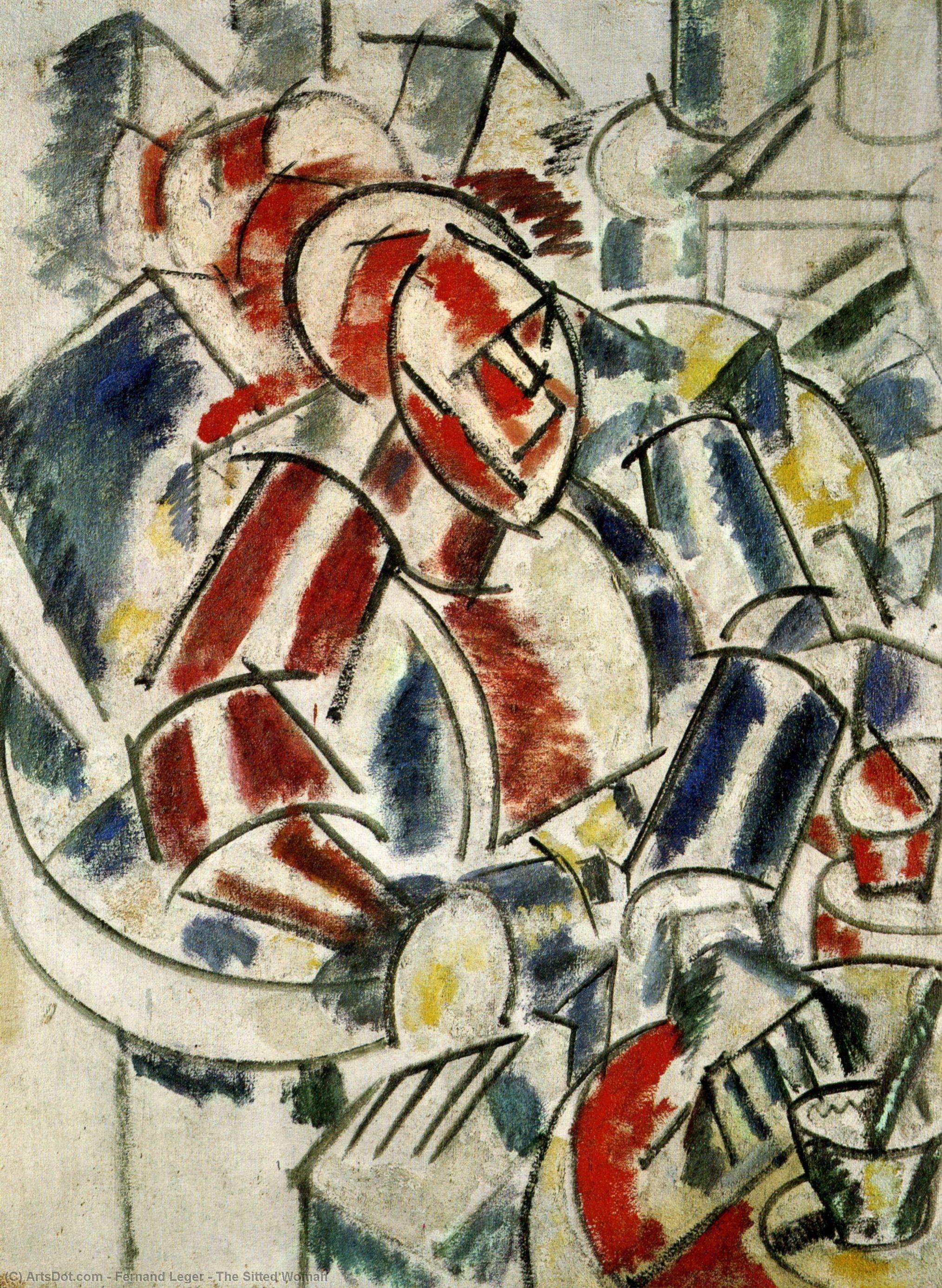 Fernand Léger - La Mujer Sentada