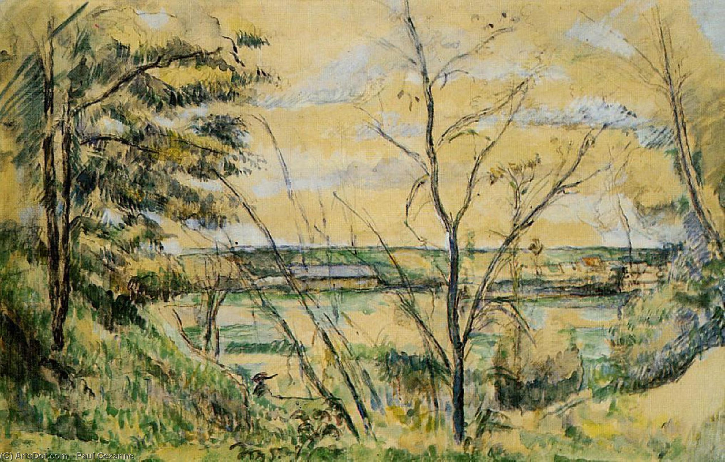 Das Oise-tal — Paul Cézanne