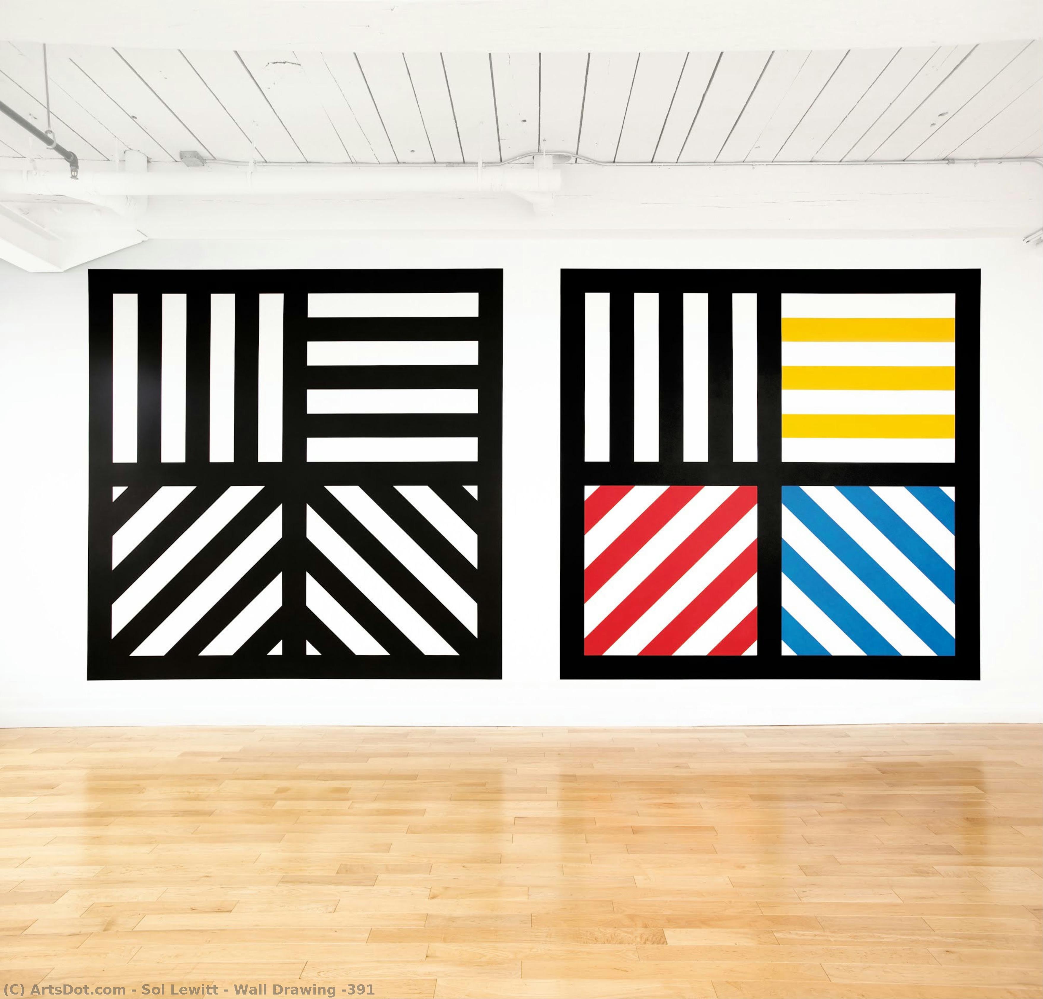 Solomon Lewitt - Wall Drawing #391