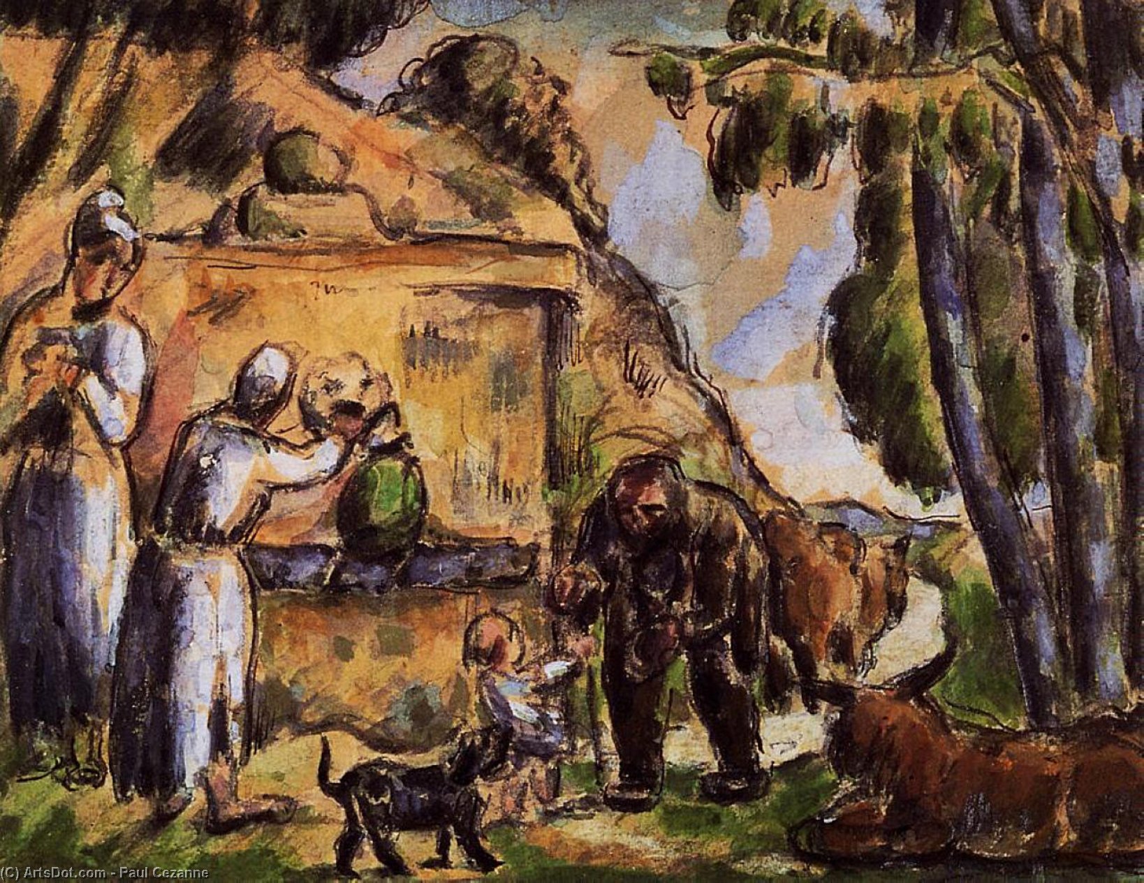 La Fontana — Paul Cézanne