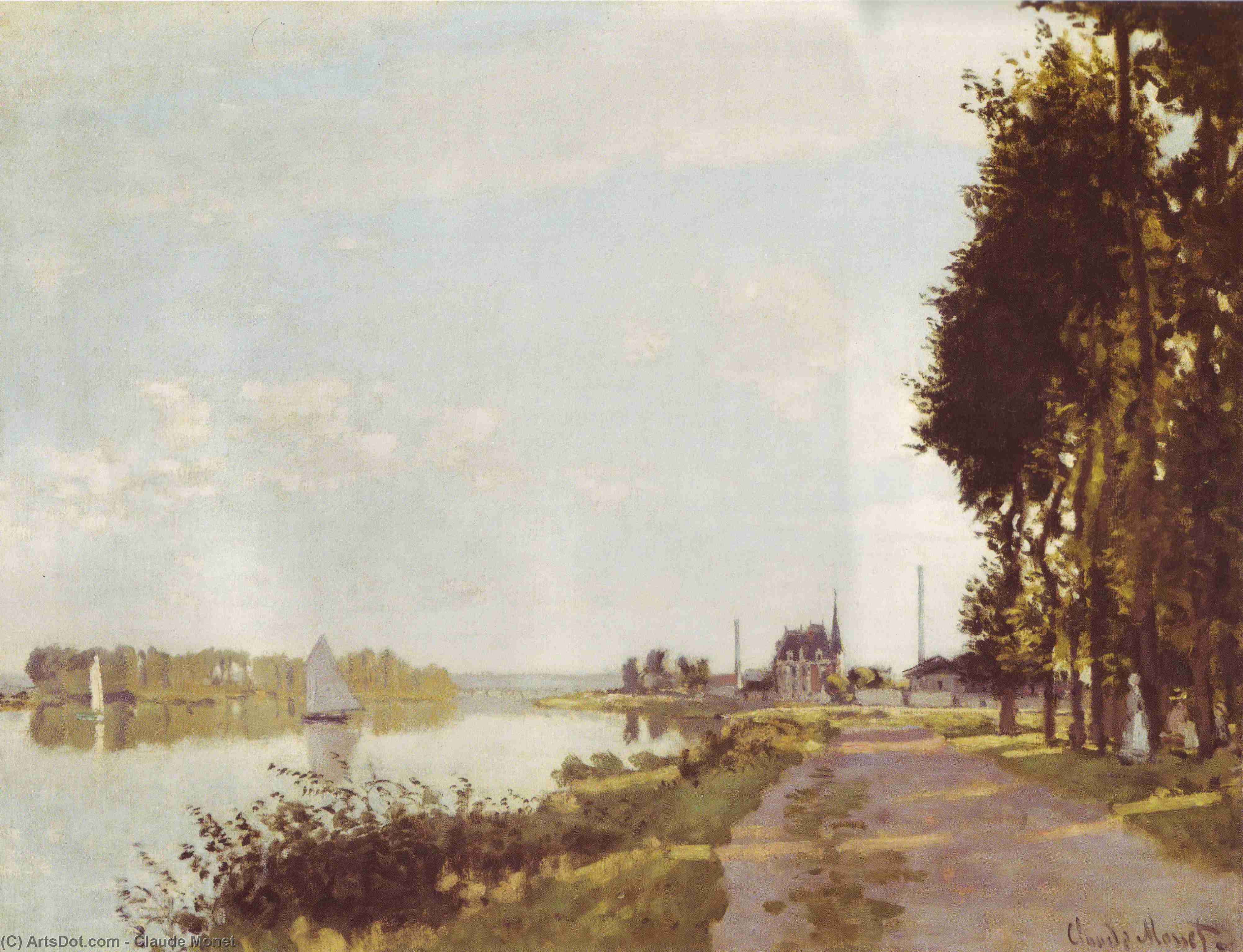 Promenade Ved Argenteuil — Claude Monet