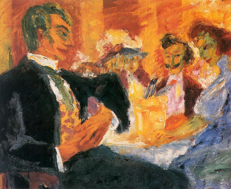 At The Cafe — Emil Nolde