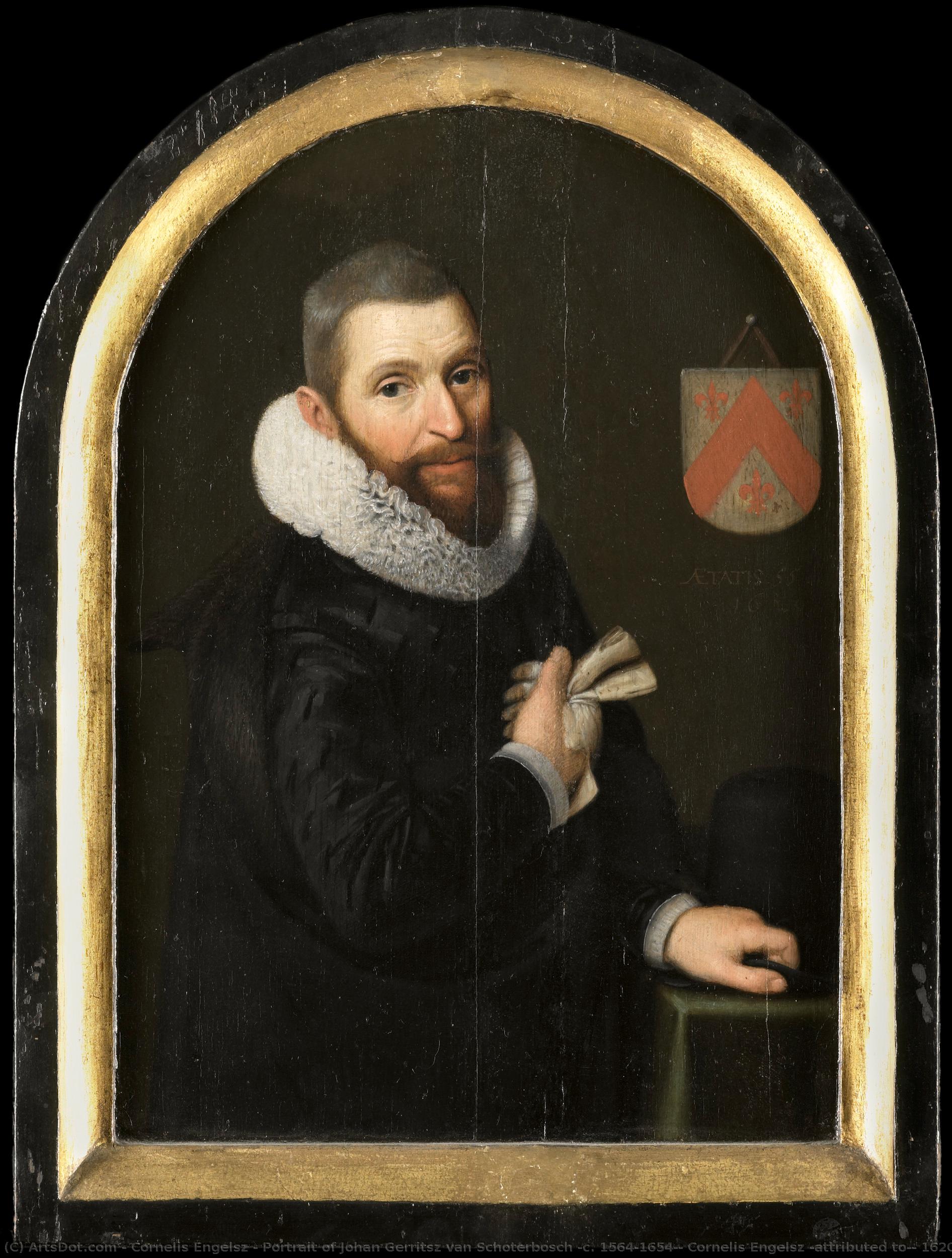 Portrait Of Johan Gerritsz Van Schoterbosch (c. 1564-1654), Cornelis Engelsz (attributed To), 1620 — Cornelis Engelsz