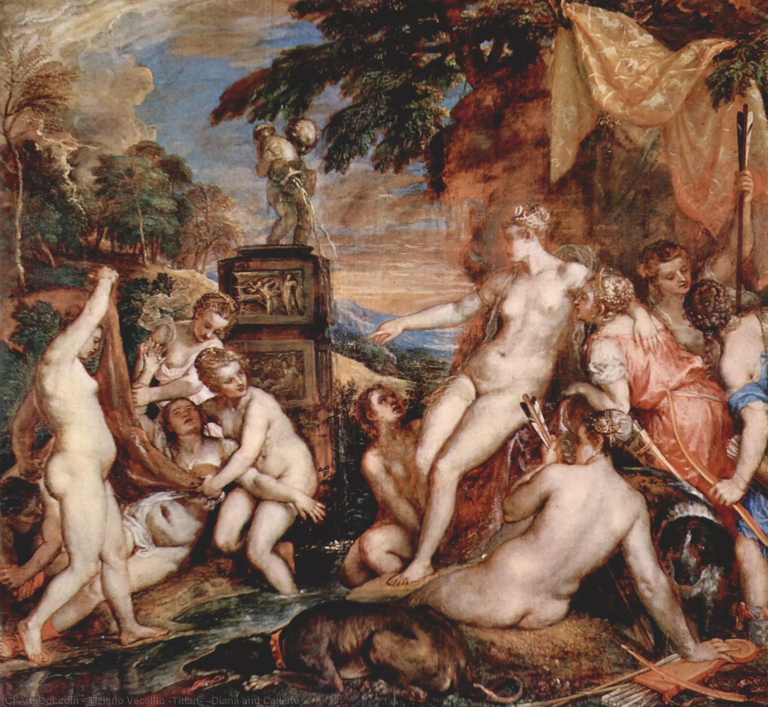 Titian - Diana and Callisto