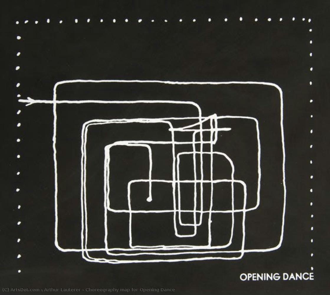 Choreography Map For Opening Dance — Arthur Lauterer