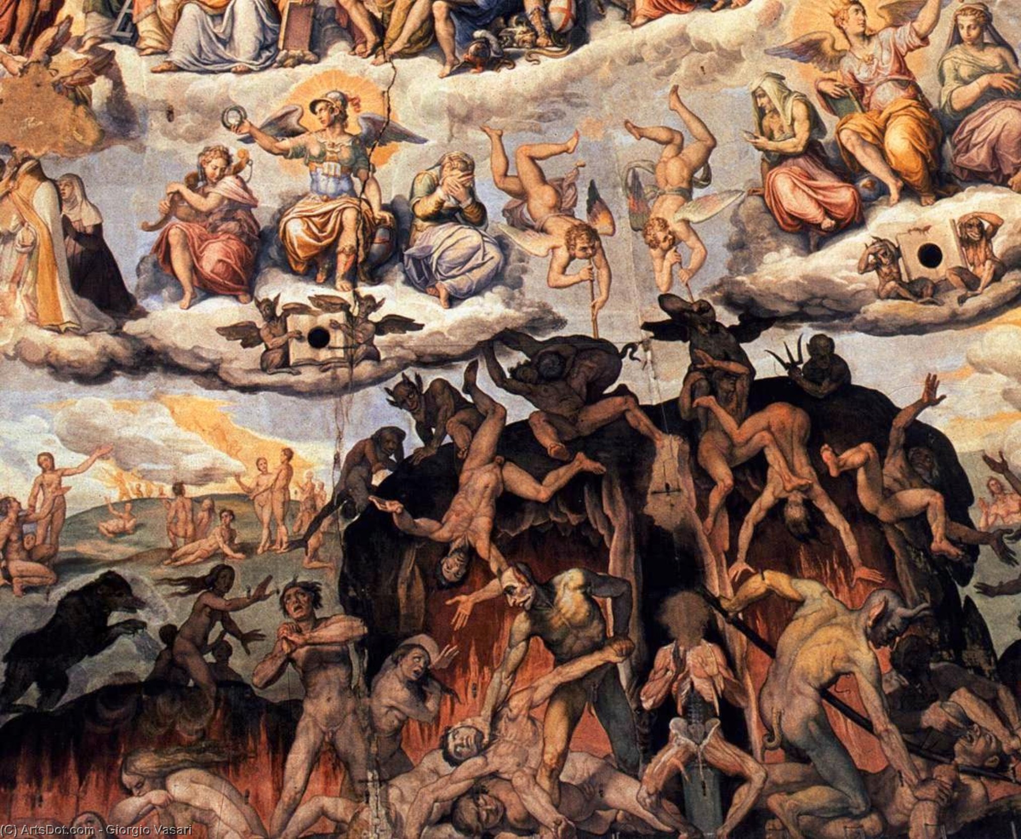 Giorgio Vasari - The Last Judgment (detail)