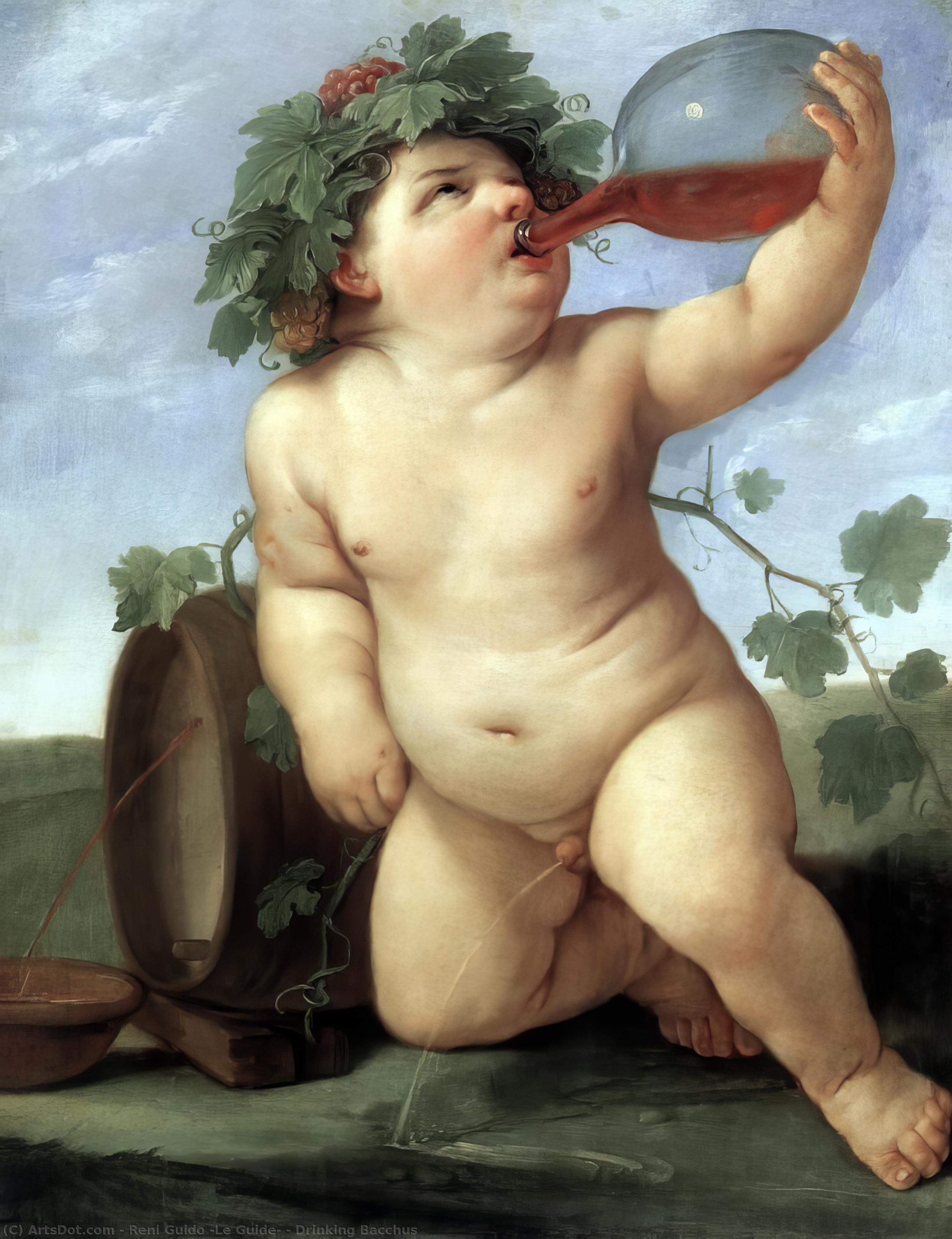Drinking Bacchus — Guido Reni