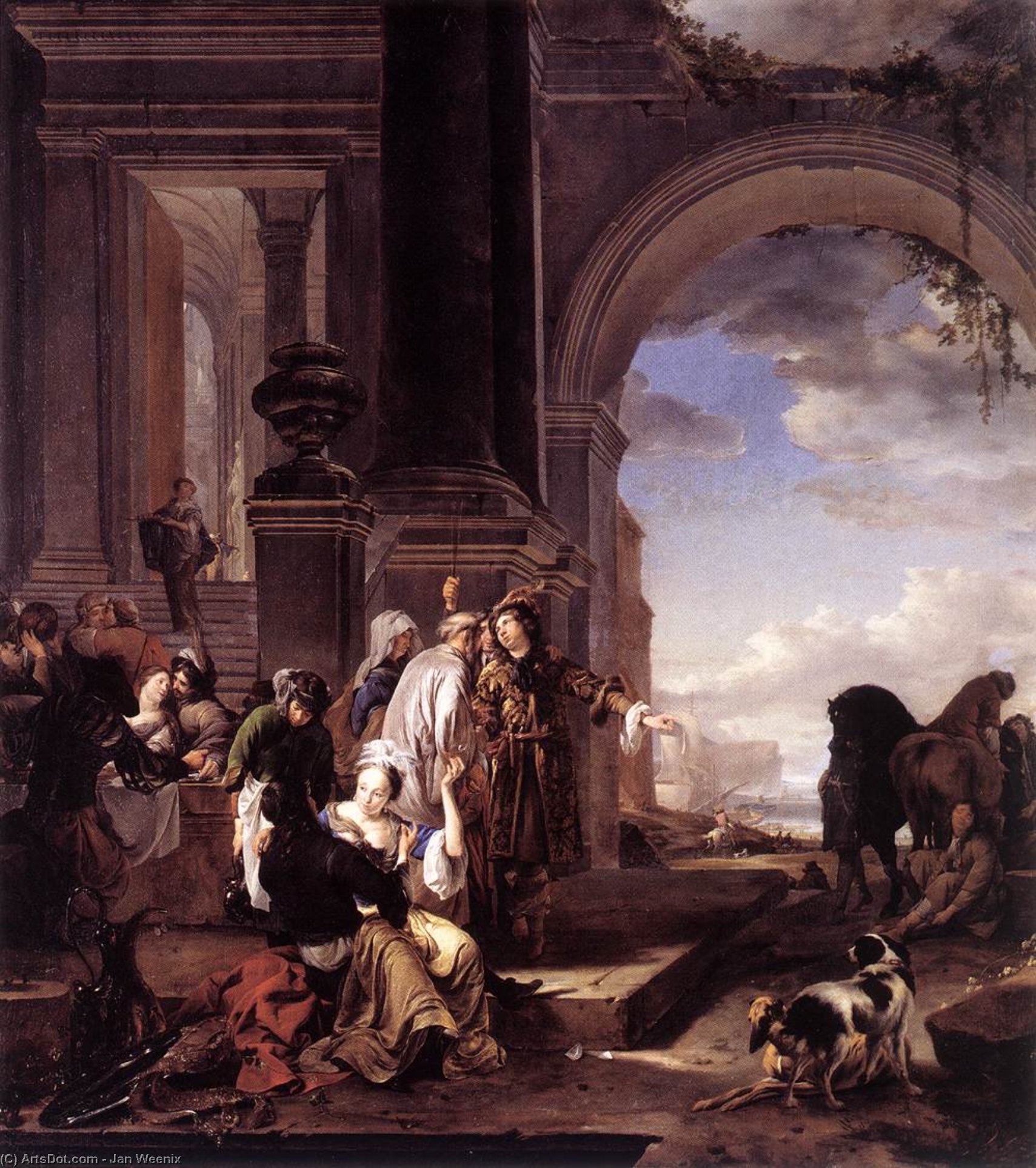 Jan Weenix - The Prodigal Son