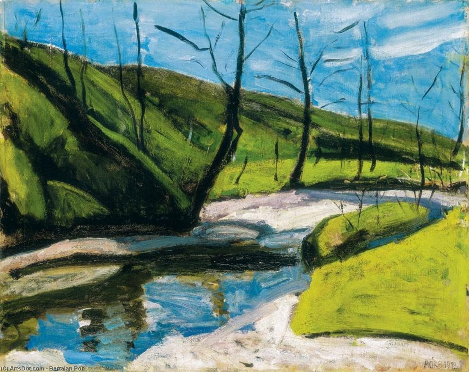 Bertalan Pór - Brookside