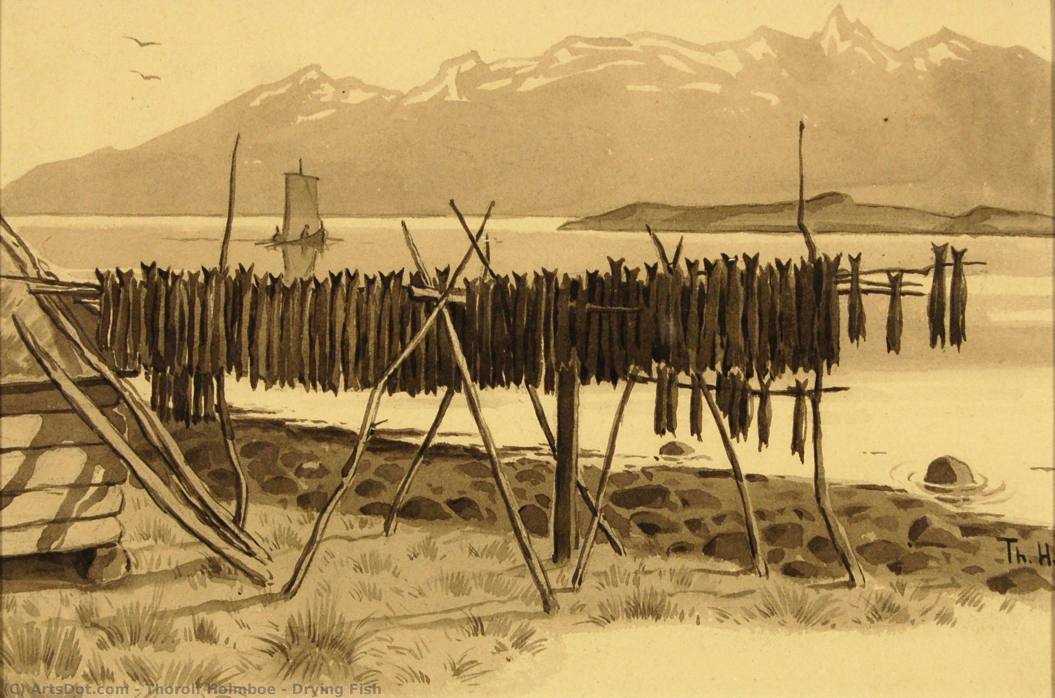 Drying Fish — Thorolf Holmboe