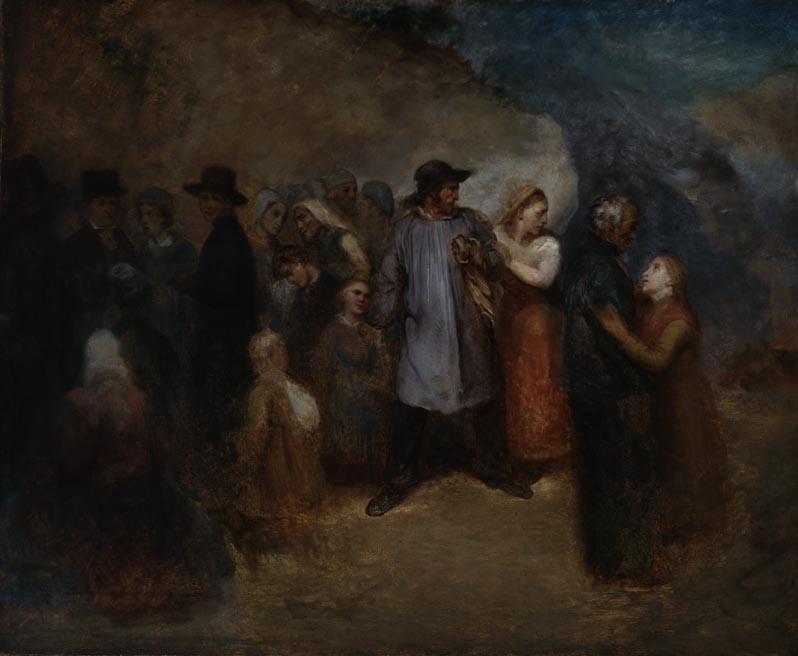 L’incendie – Scène D’exode — Ary Scheffer