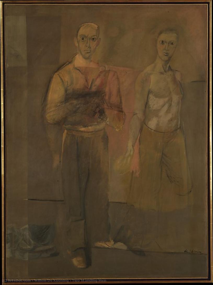 Two Standing Men — Willem De Kooning