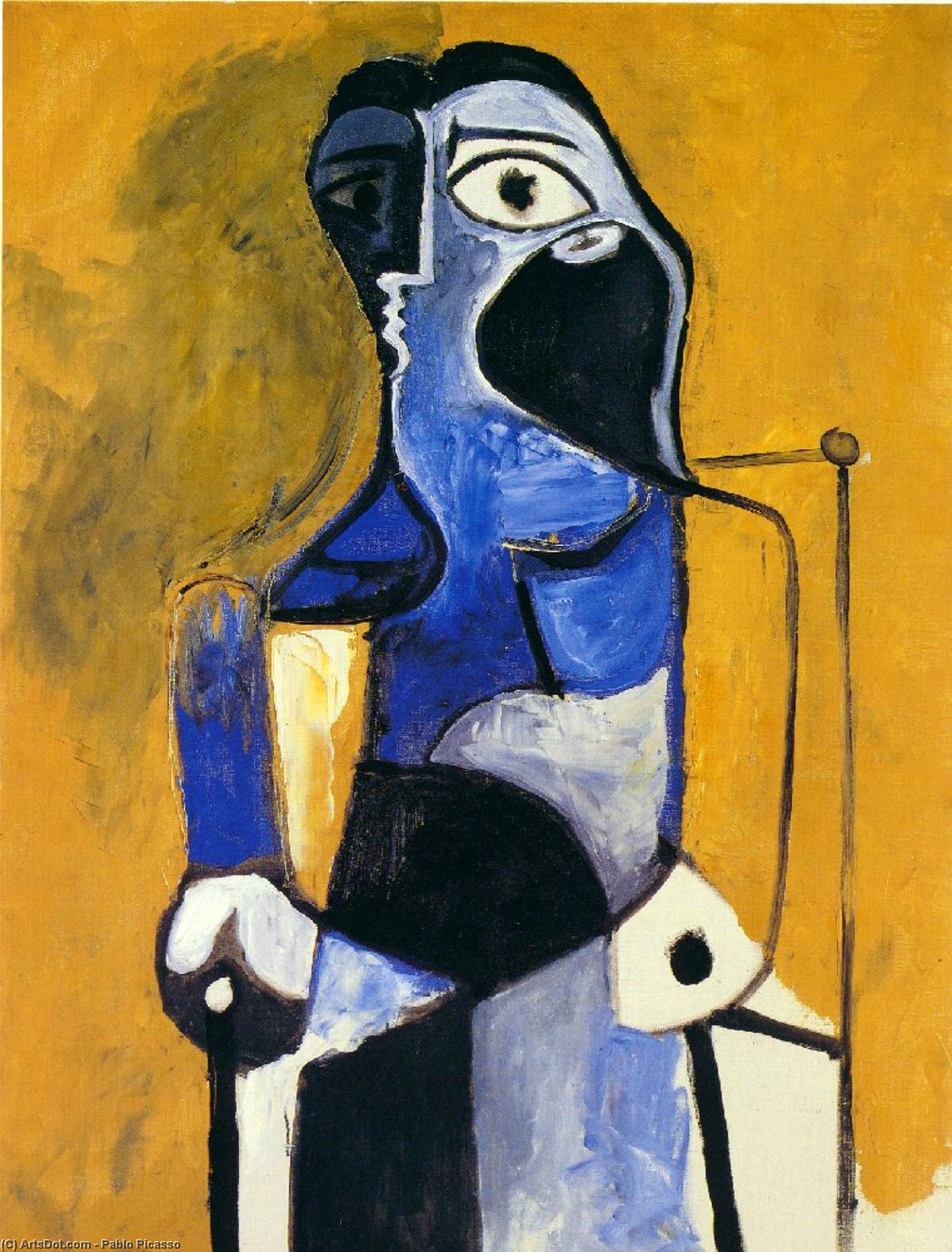 Mulher Sentada (9) — Pablo Picasso