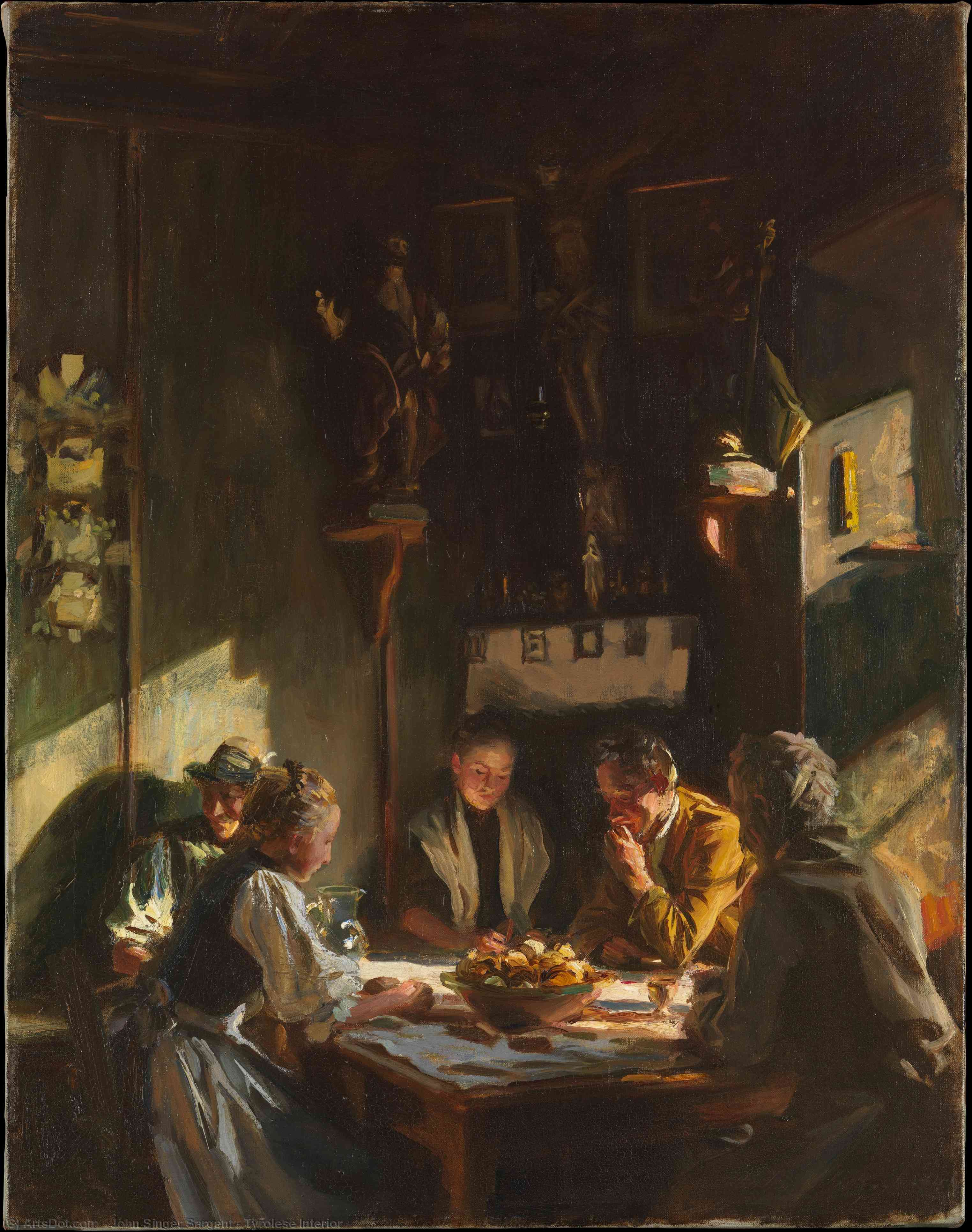 John Singer Sargent - Tyrolese Interior