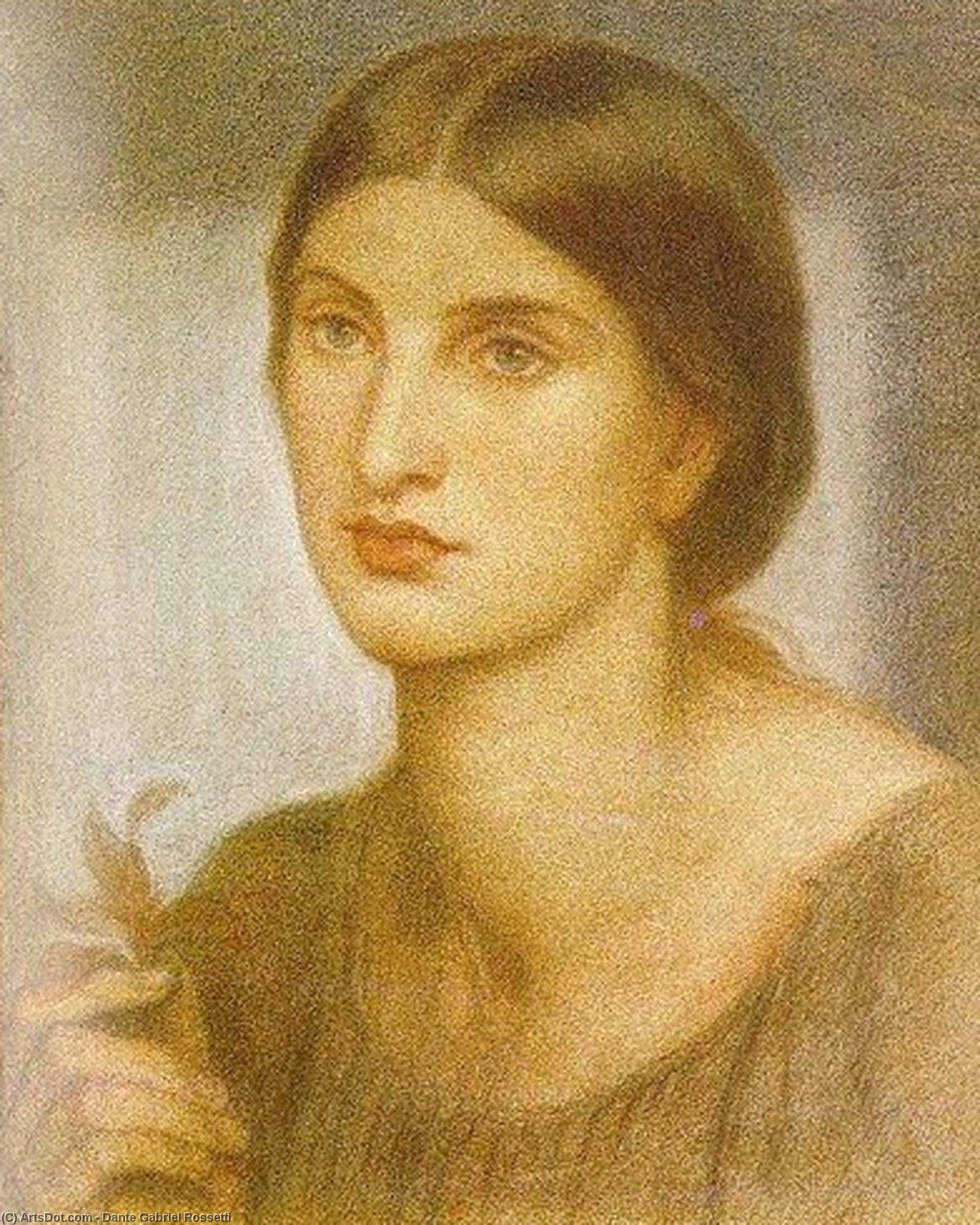 Studie Eines Mädchens — Dante Gabriel Rossetti