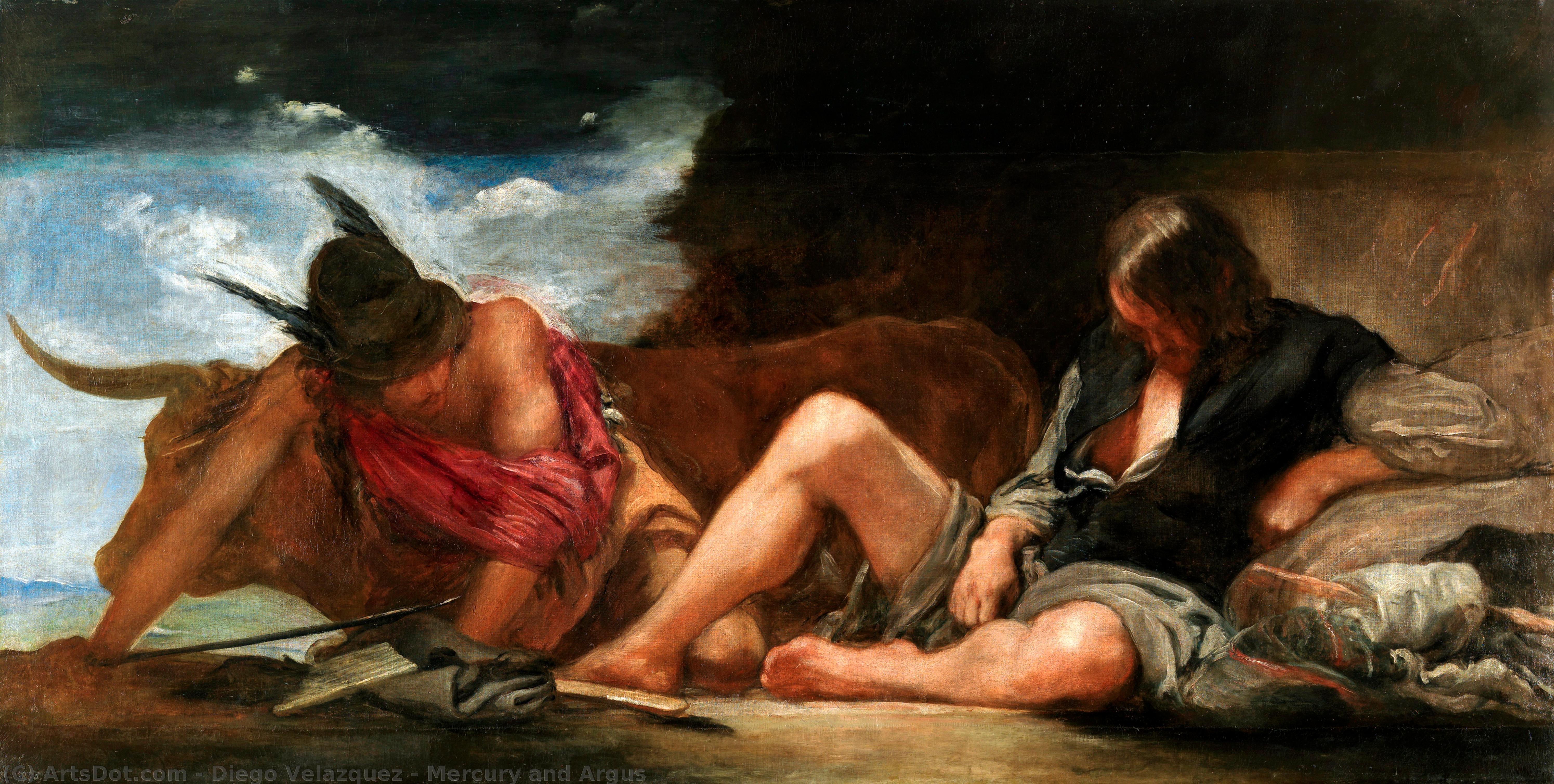 Diego Rodríguez de Silva y Velázquez - Merkur und Argus